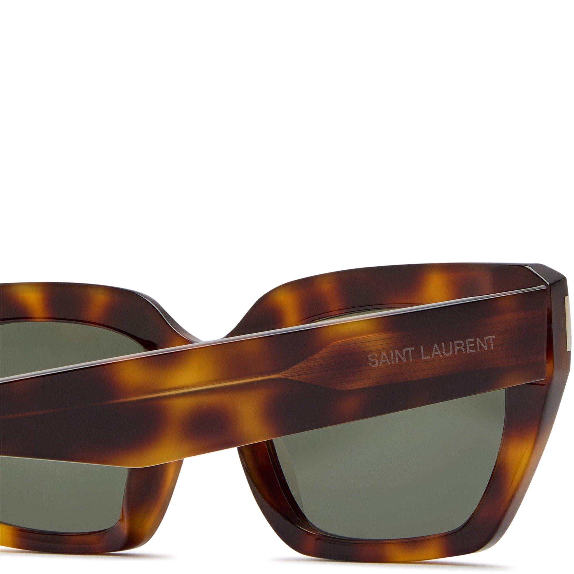 BROWN HAVANA - Saint Laurent - SL F PAGE CATEYE ACETATE SG - 3