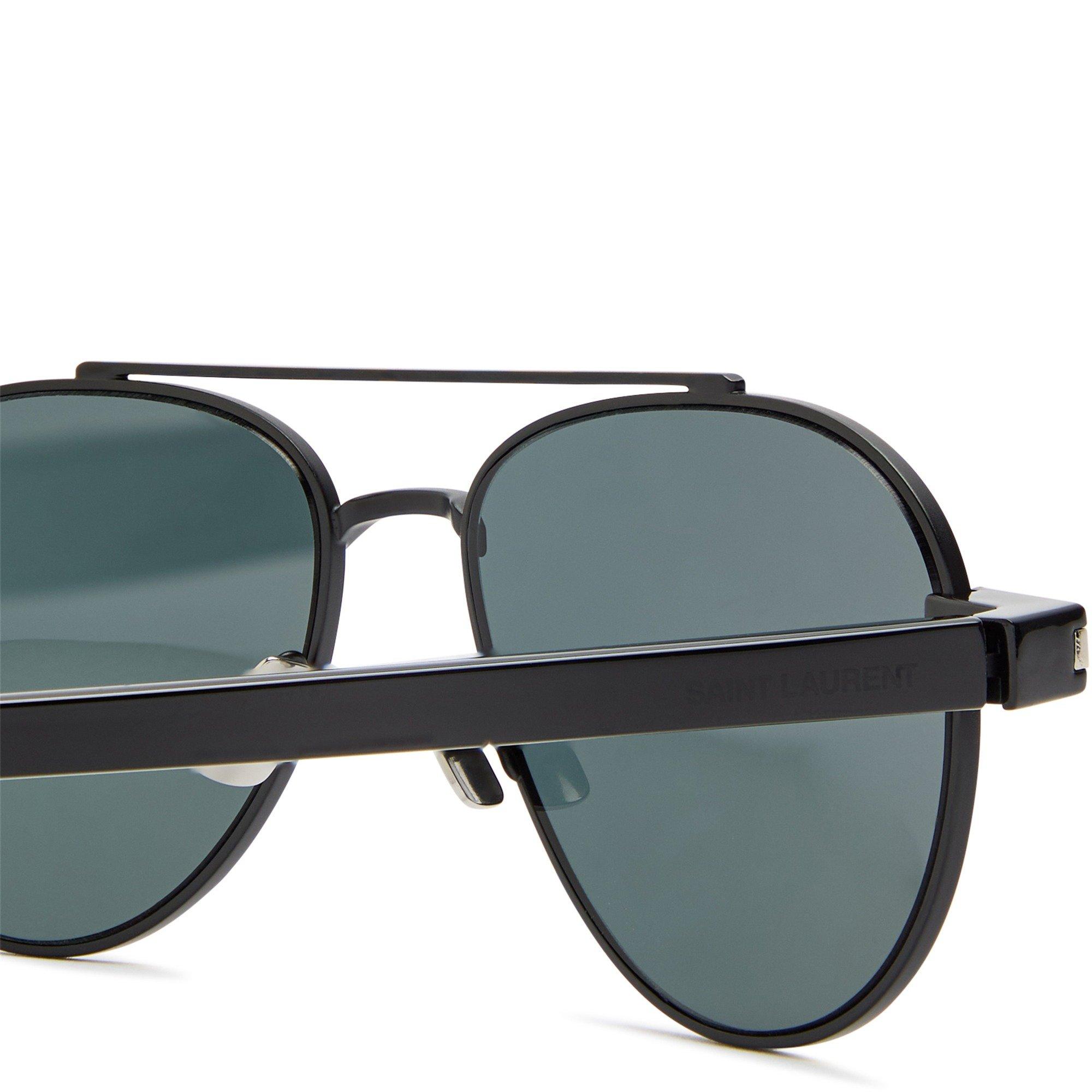 BLACK - Saint Laurent - SL U METAL AVIATOR - 3