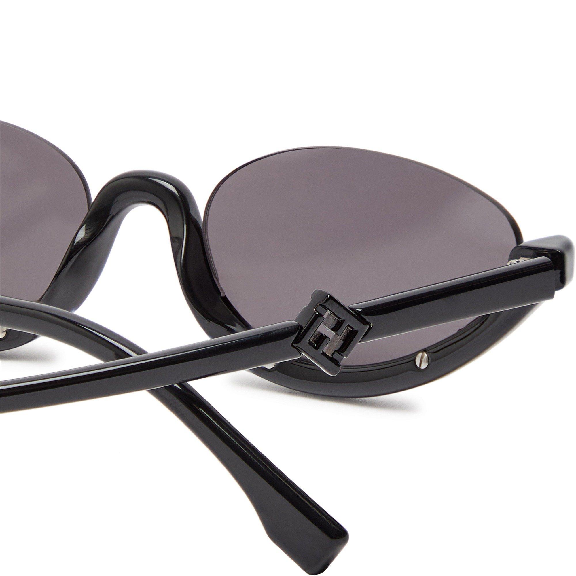 BLACK - Fendi - Women's F FF Diamonds Cat Eye Sunglasses - 3