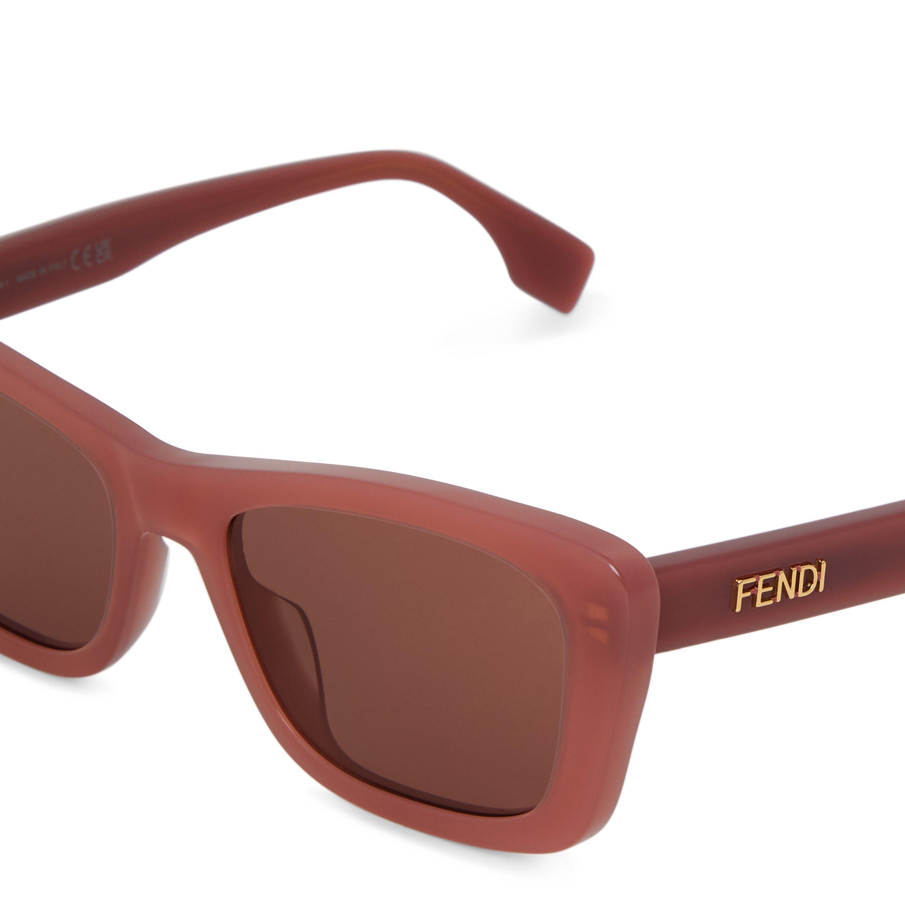 BROWN BROWN - Fendi - FENDI F LETTERING CATEYE SG - 3