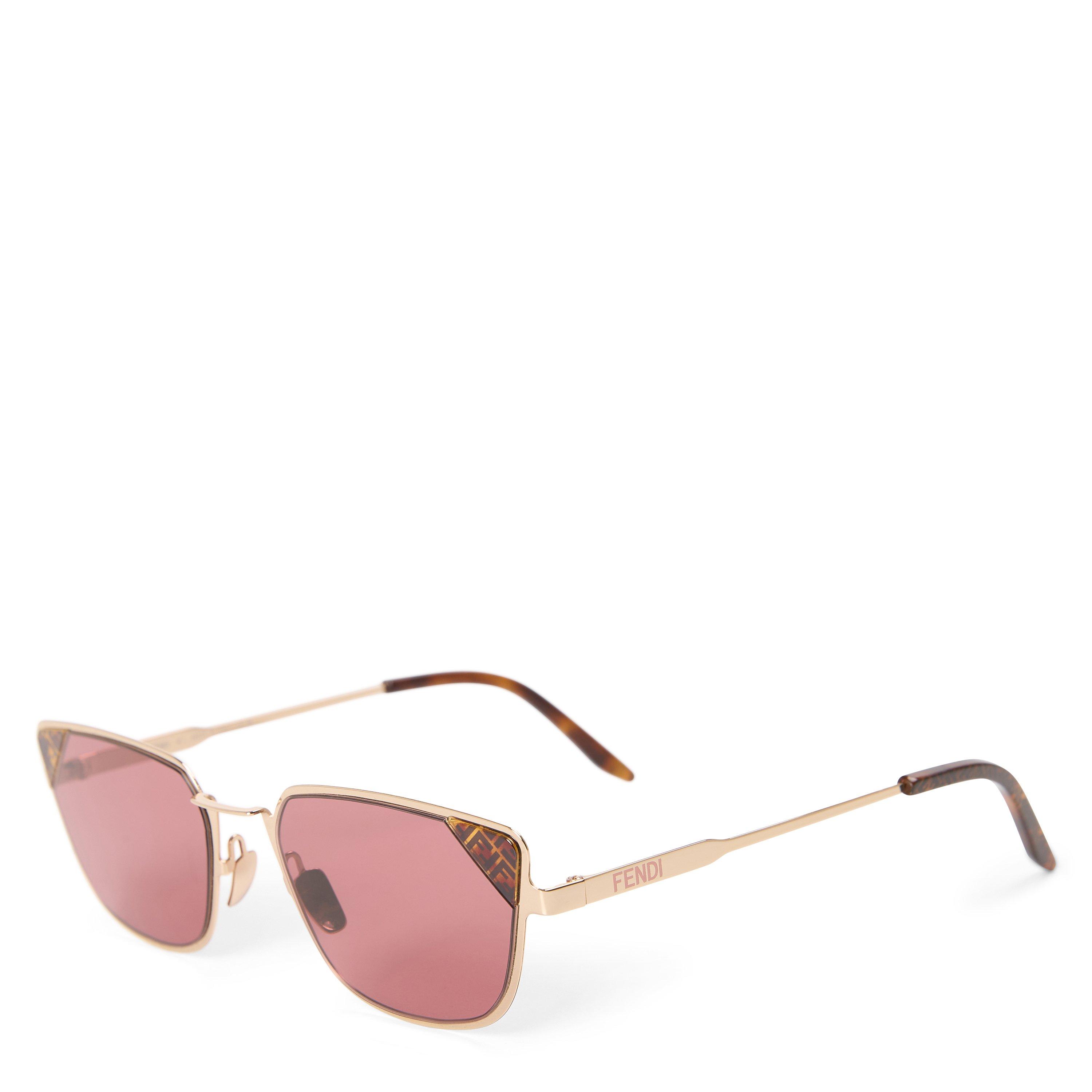 SILVER - Fendi - Women's Signature Metal CE Cat Eye Sunglasses - 1