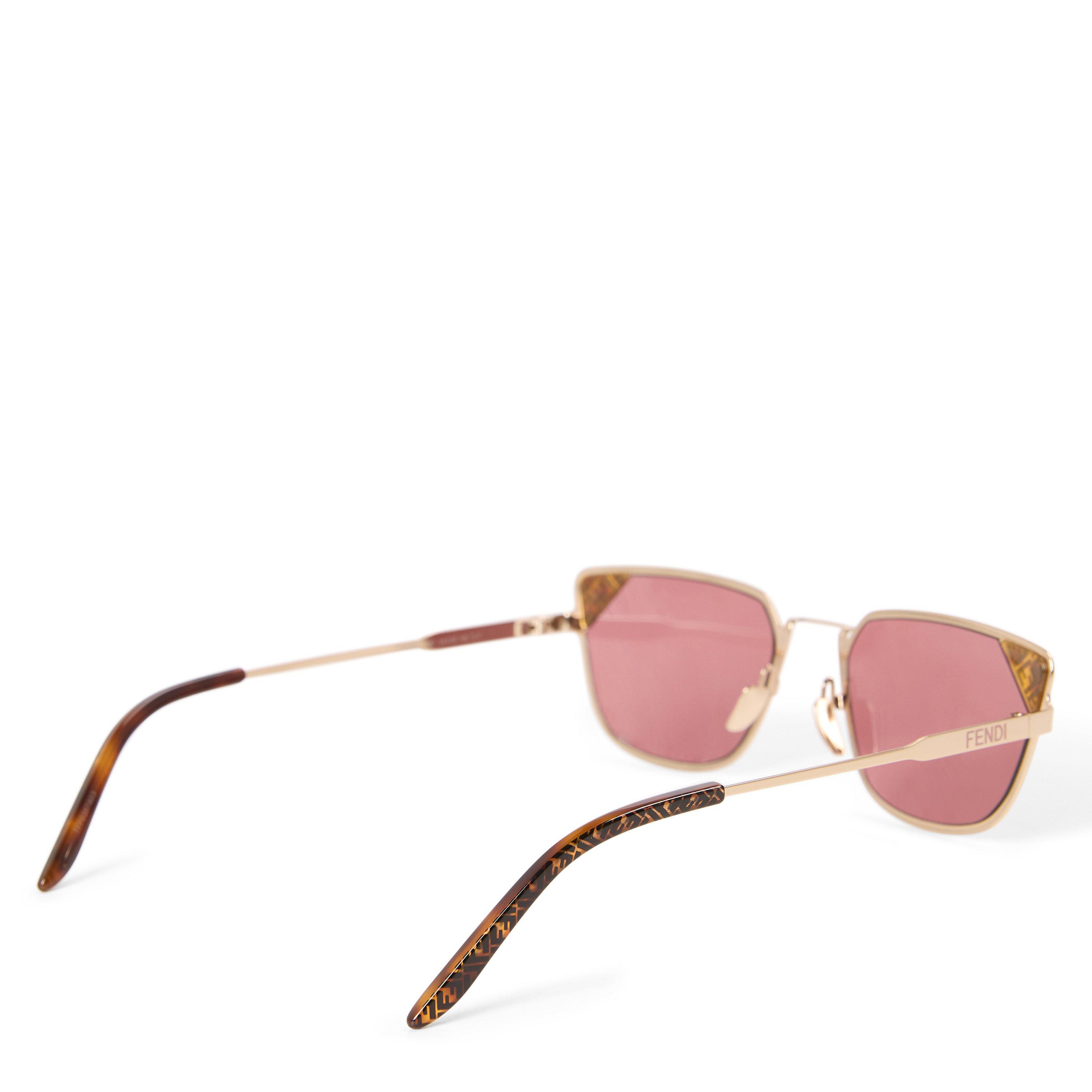 SILVER - Fendi - Women's Signature Metal CE Cat Eye Sunglasses - 2