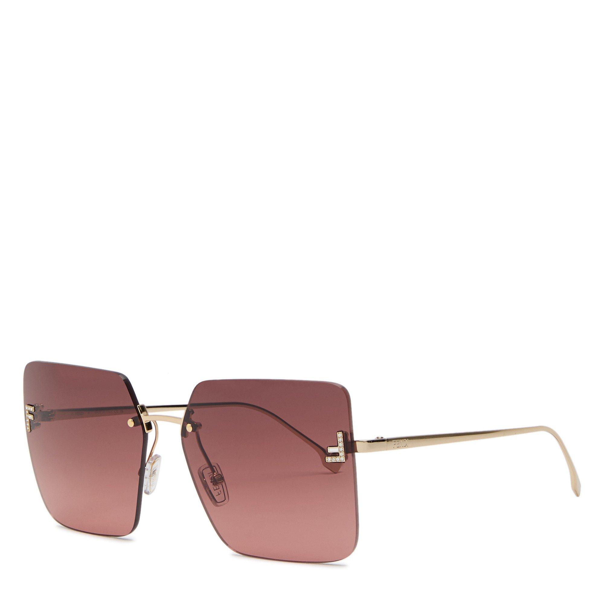 BLACK AND OTHER - Fendi - FENDI FIRST CRYSTAL RIMLESS SG - 1