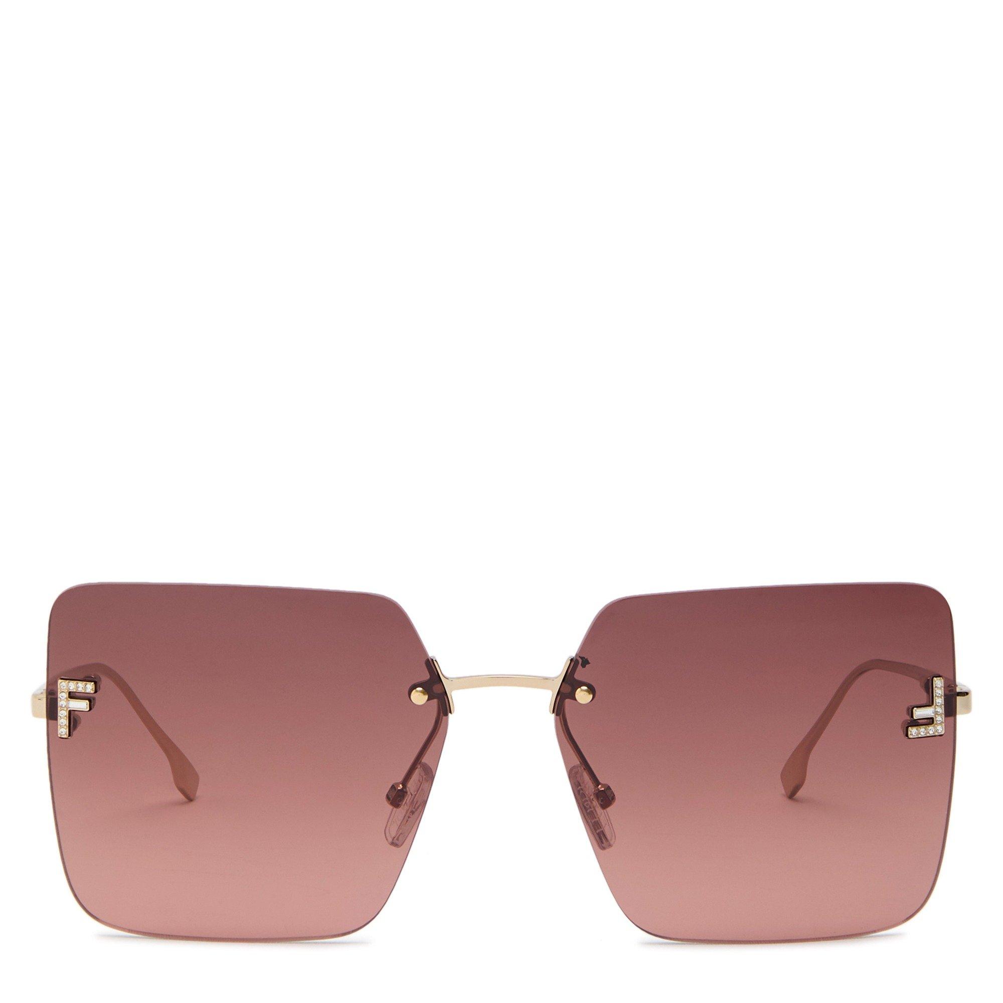 BLACK AND OTHER - Fendi - FENDI FIRST CRYSTAL RIMLESS SG - 2