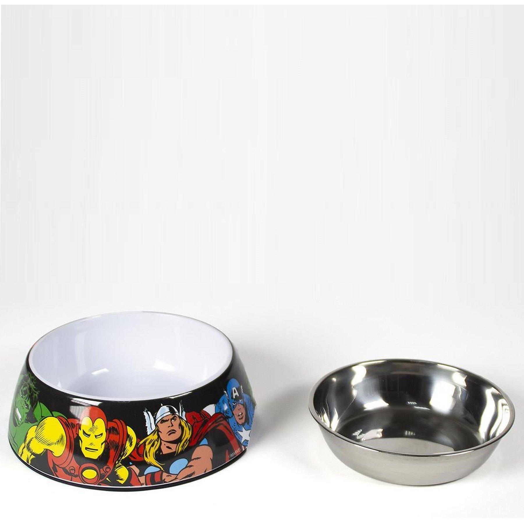 Black/Multi - Marvel Comics - Disney Marvel Large Dog Bowl