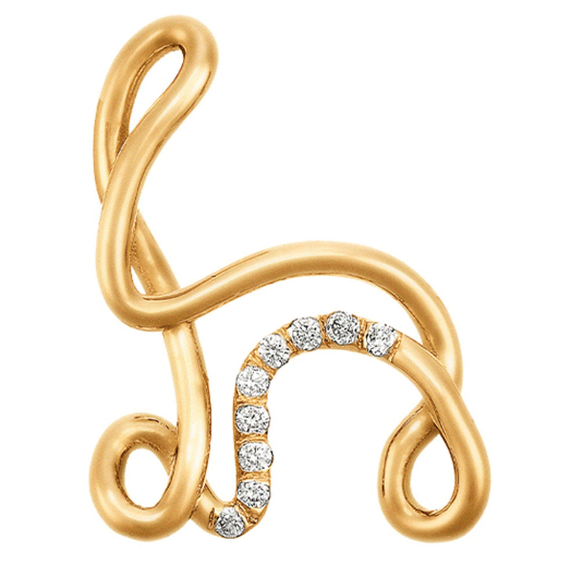 GOLD - Charlotte Chesnais - CC COLLIER LETTRE H