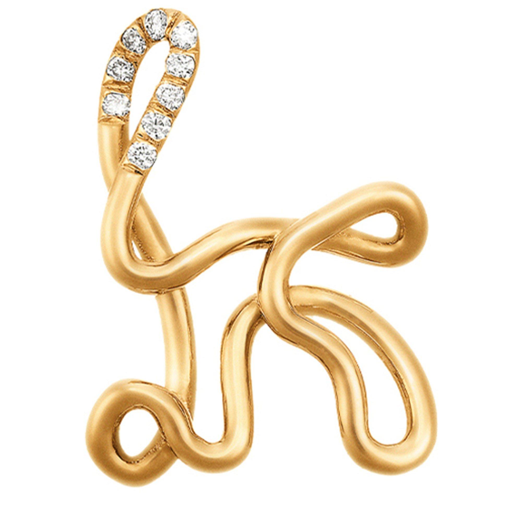 GOLD - Charlotte Chesnais - CC COLLIER LETTRE K