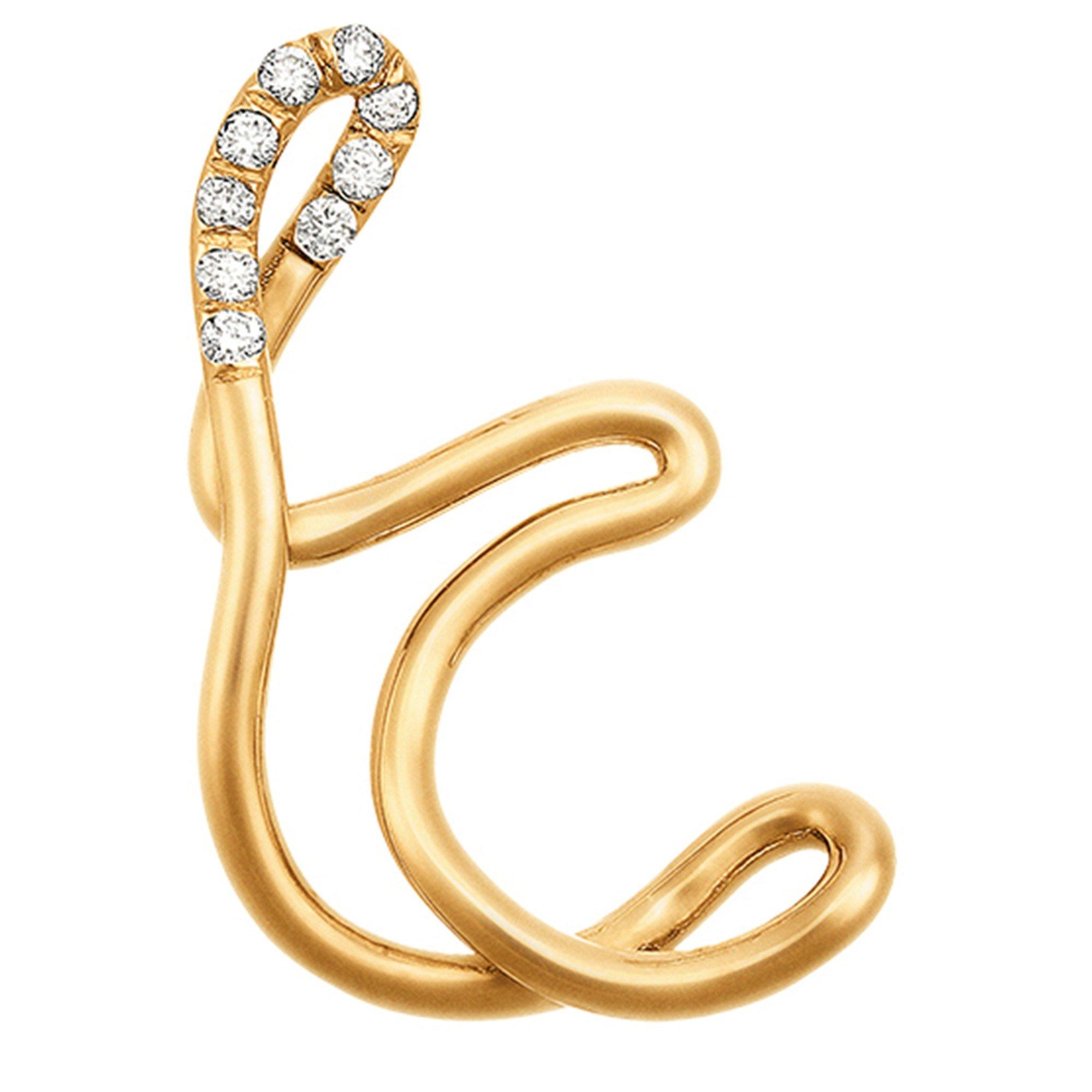 GOLD - Charlotte Chesnais - CC COLLIER LETTRE T