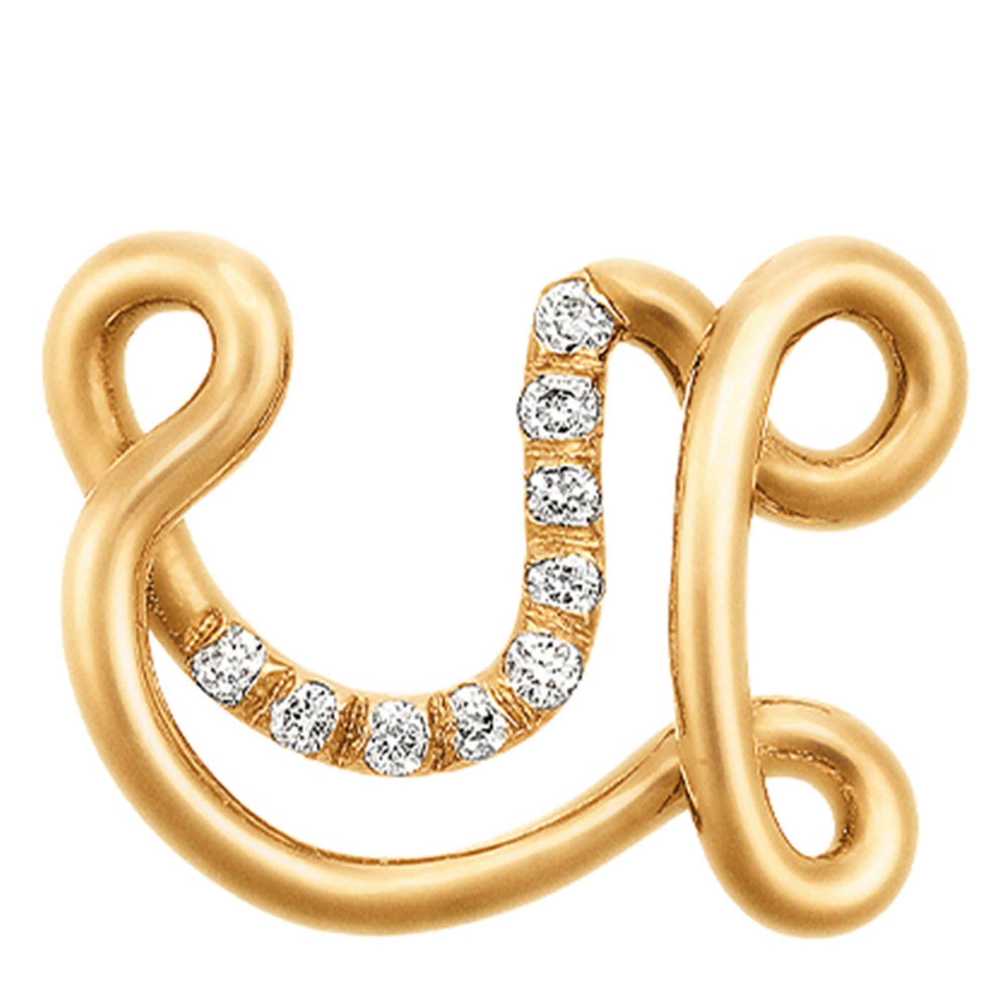 GOLD - Charlotte Chesnais - CC COLLIER LETTRE U