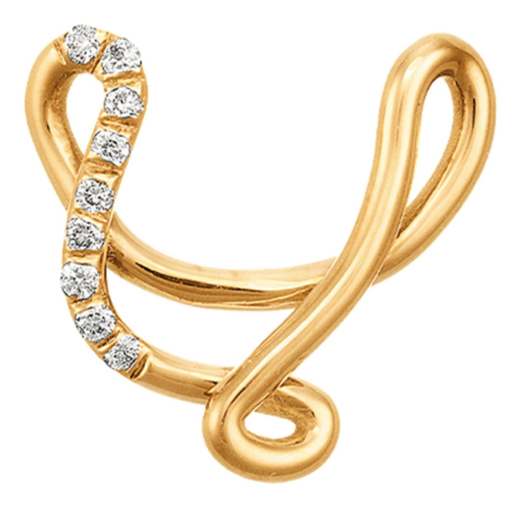 GOLD - Charlotte Chesnais - CC COLLIER LETTRE V