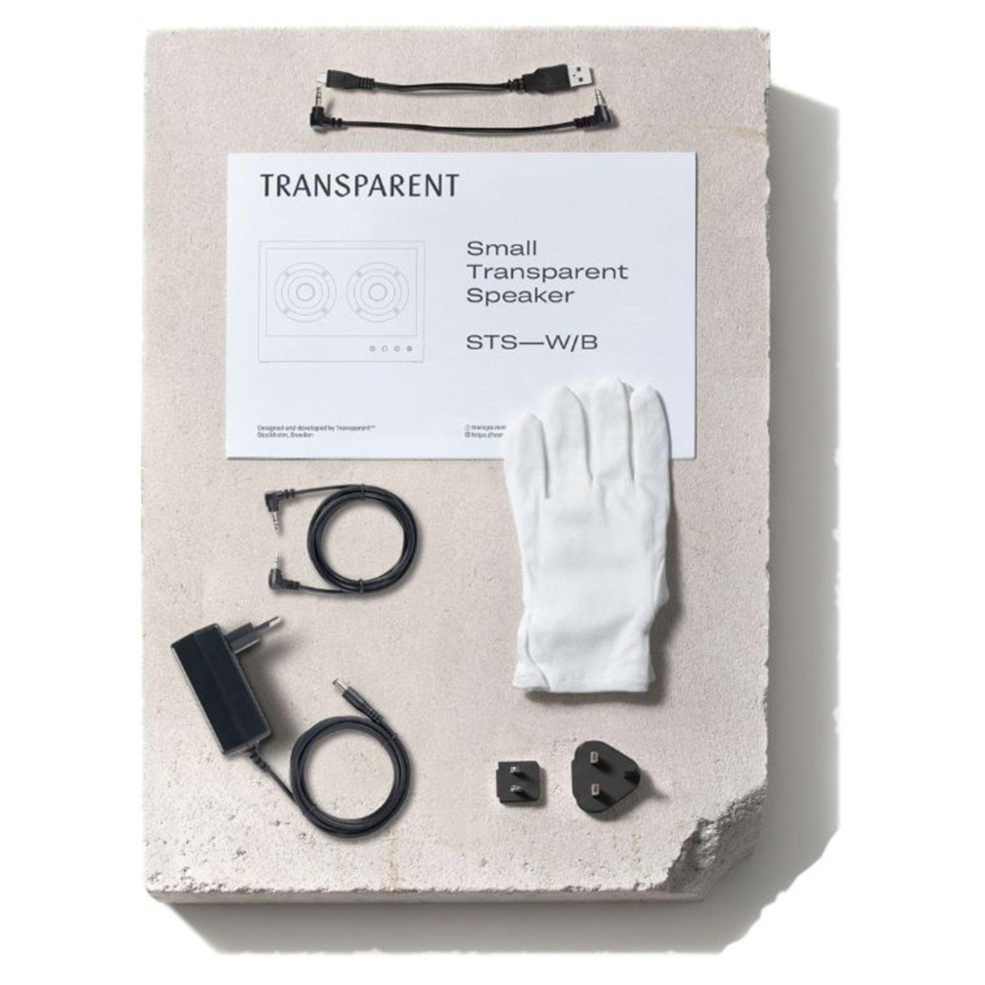 BLACK - Transparent - SMALL TRANSPARENT SPEAKER - 5