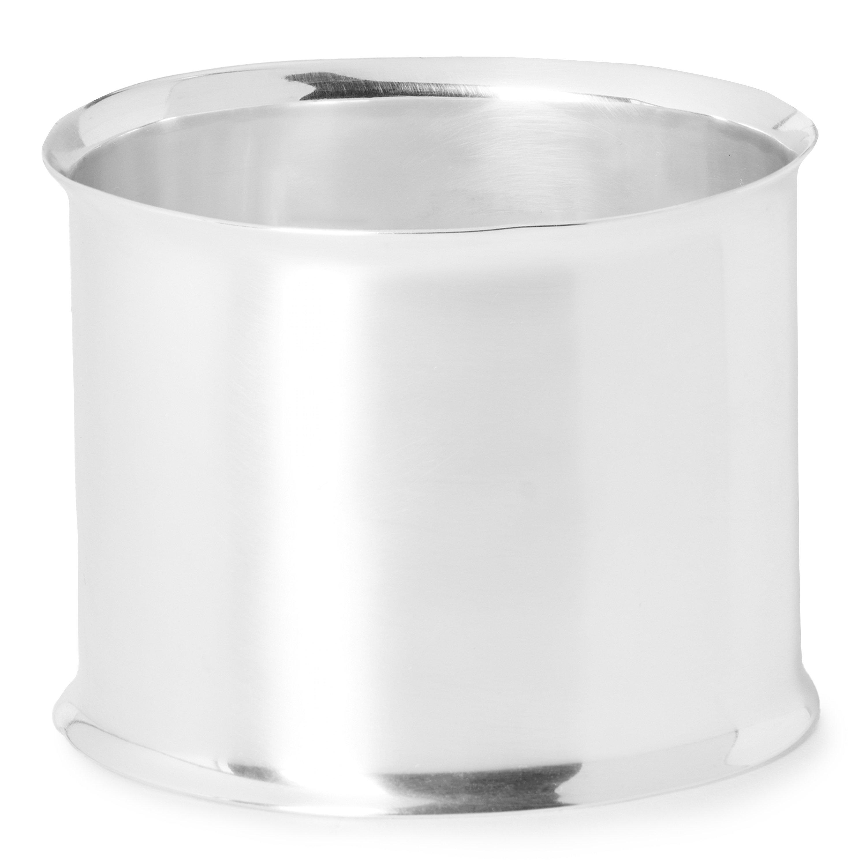 SILVER - Dinosaur Designs - Women's Wide Voyage Silver Bangle - 1