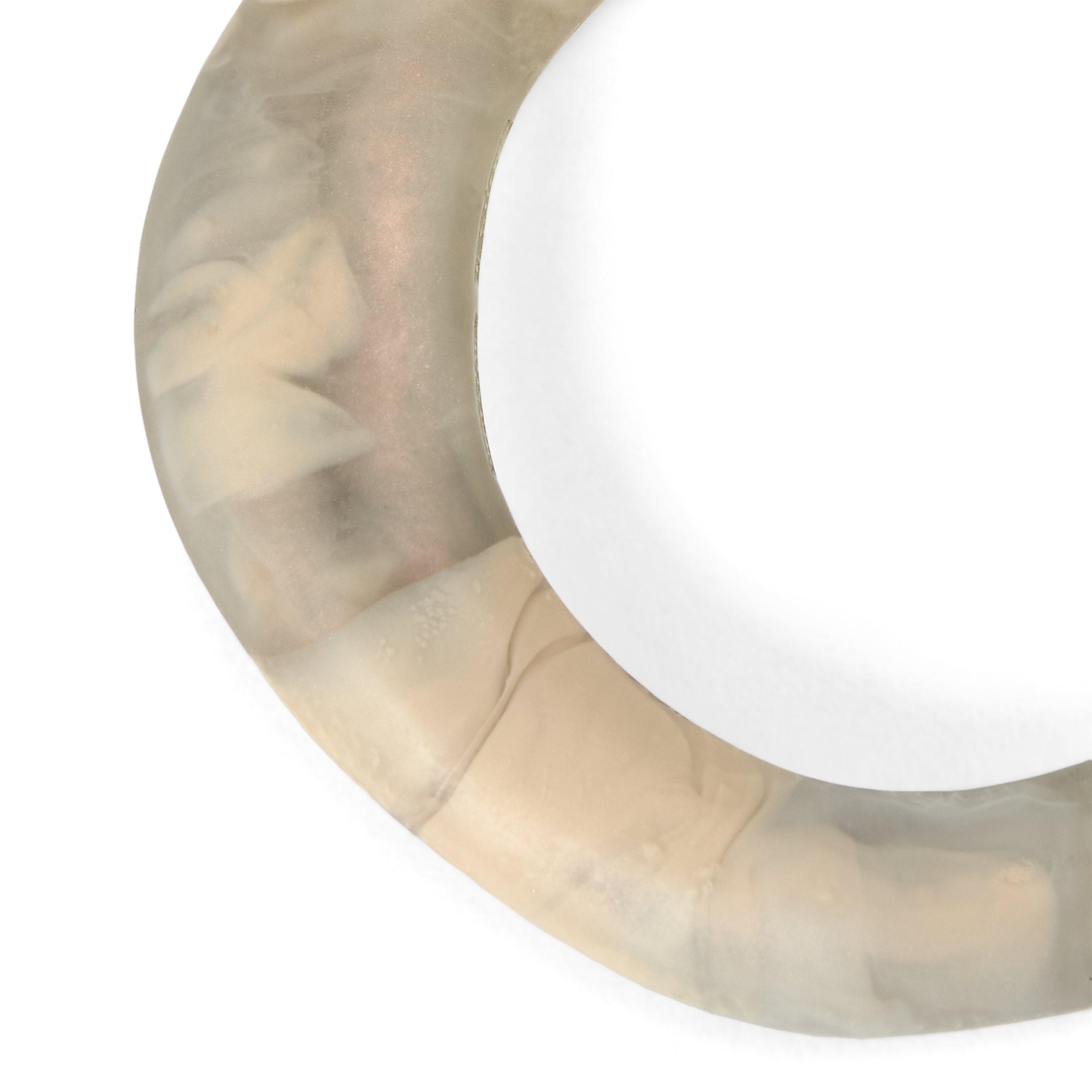 IVORY - Dinosaur Designs - Women's Drift Small Silver Bangle - 2