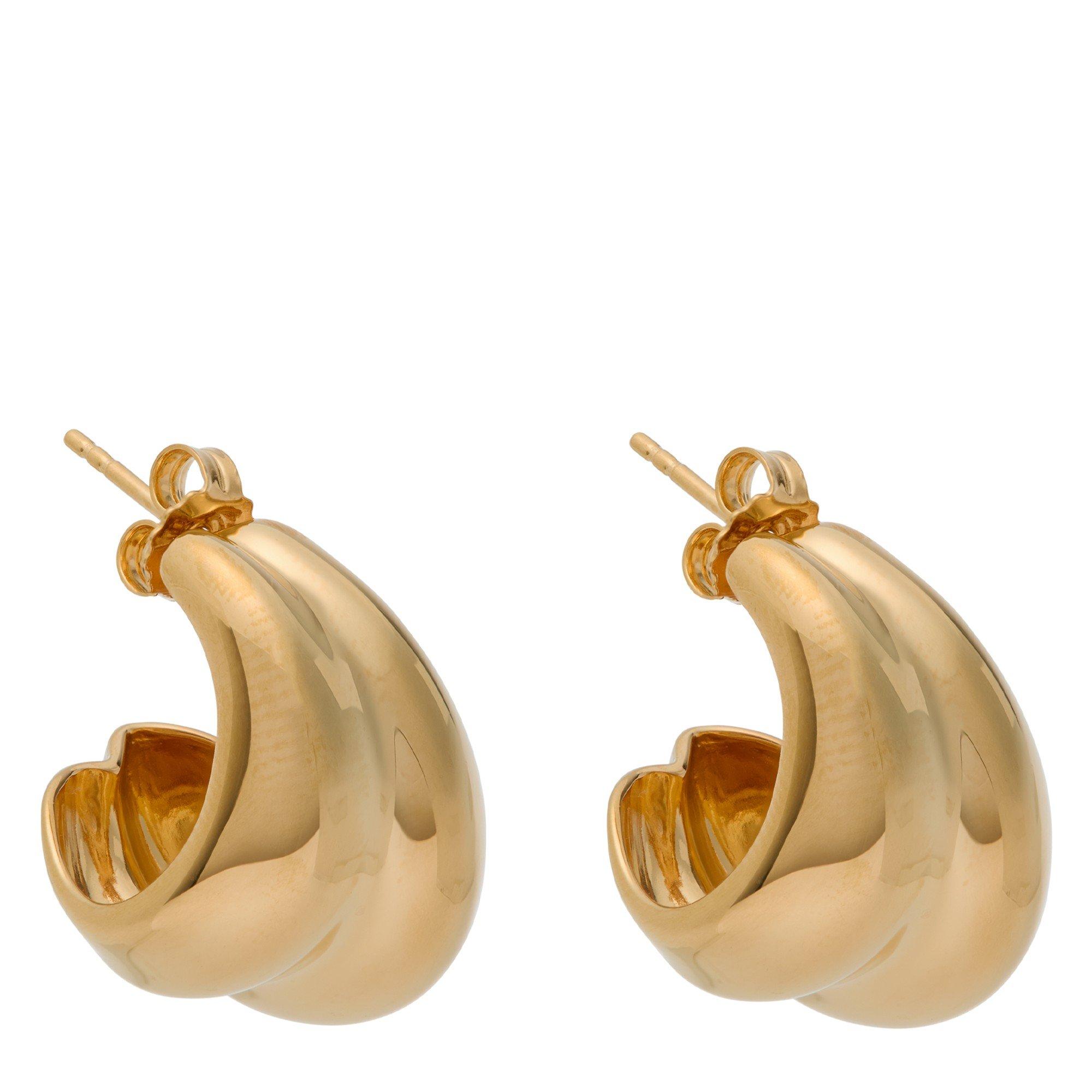 GOLD - Nina Gordon - Mega Hoops - Large