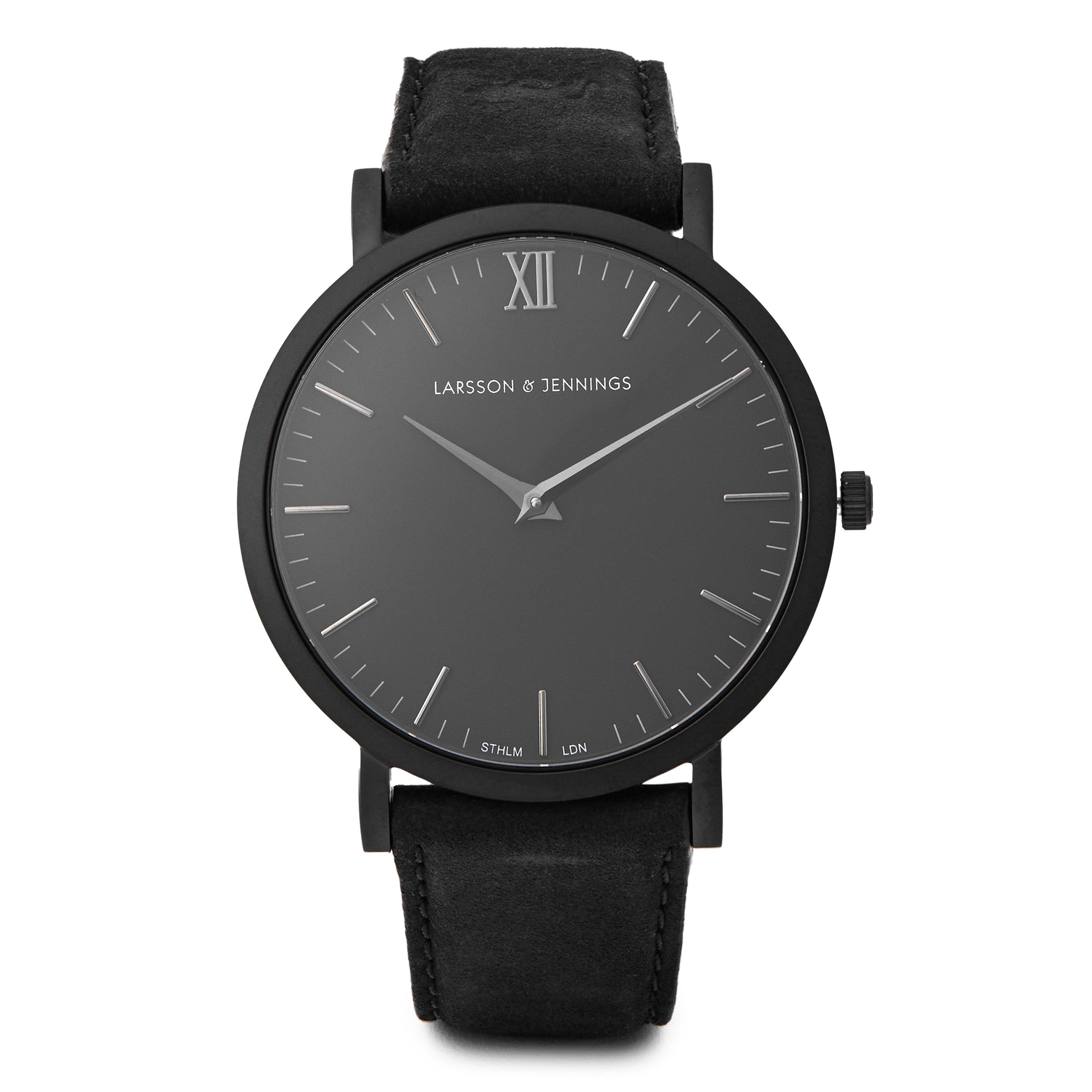 BLACK - Larsson and Jennings - Lugano 40mm black watch09
