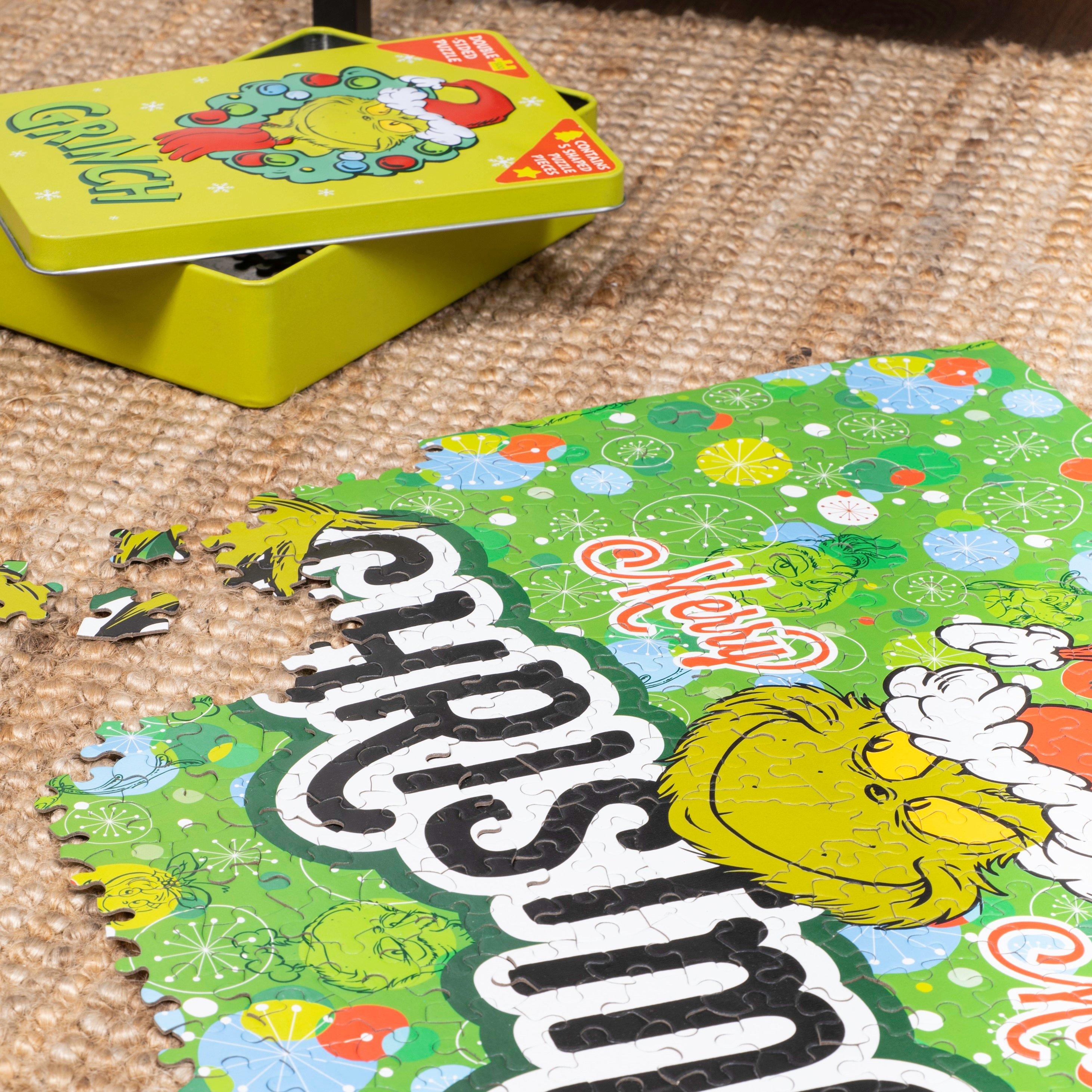 Green/Yellow - The Grinch - Double Sided Puzzle in Tin - 2