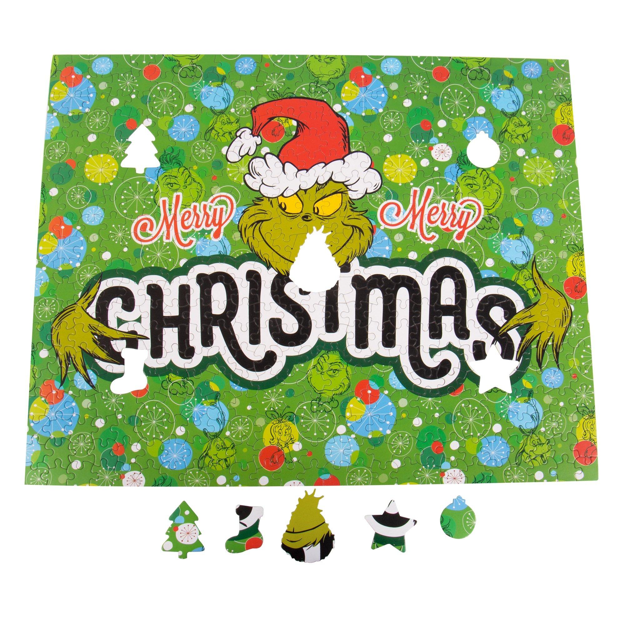 Green/Yellow - The Grinch - Double Sided Puzzle in Tin - 4