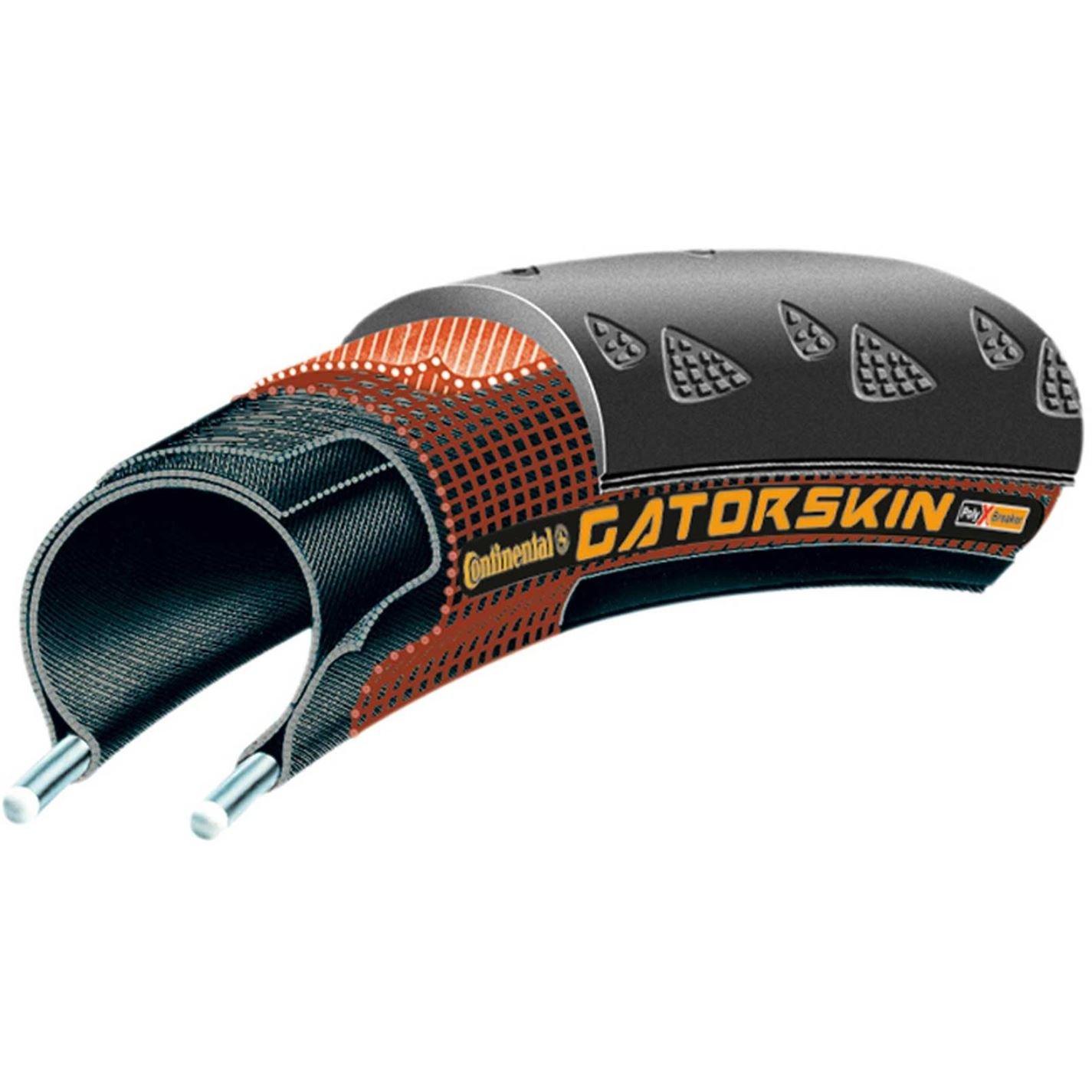 Continental  Gatorskin 700C Duraskin Folding Road Tyre - Black - 25mm