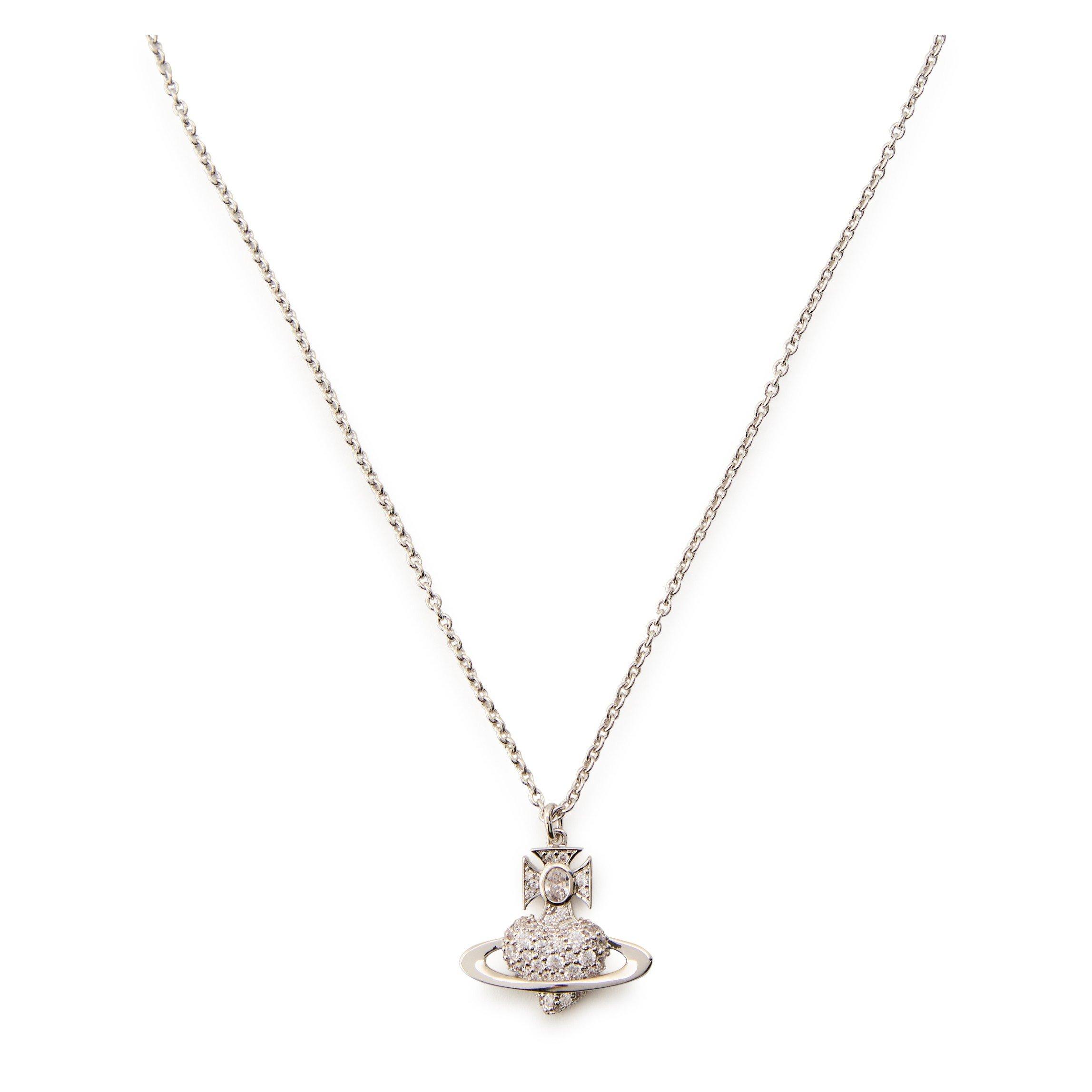 SILVER - Vivienne Westwood - AGNATHA BAS RELIEF PENDANT