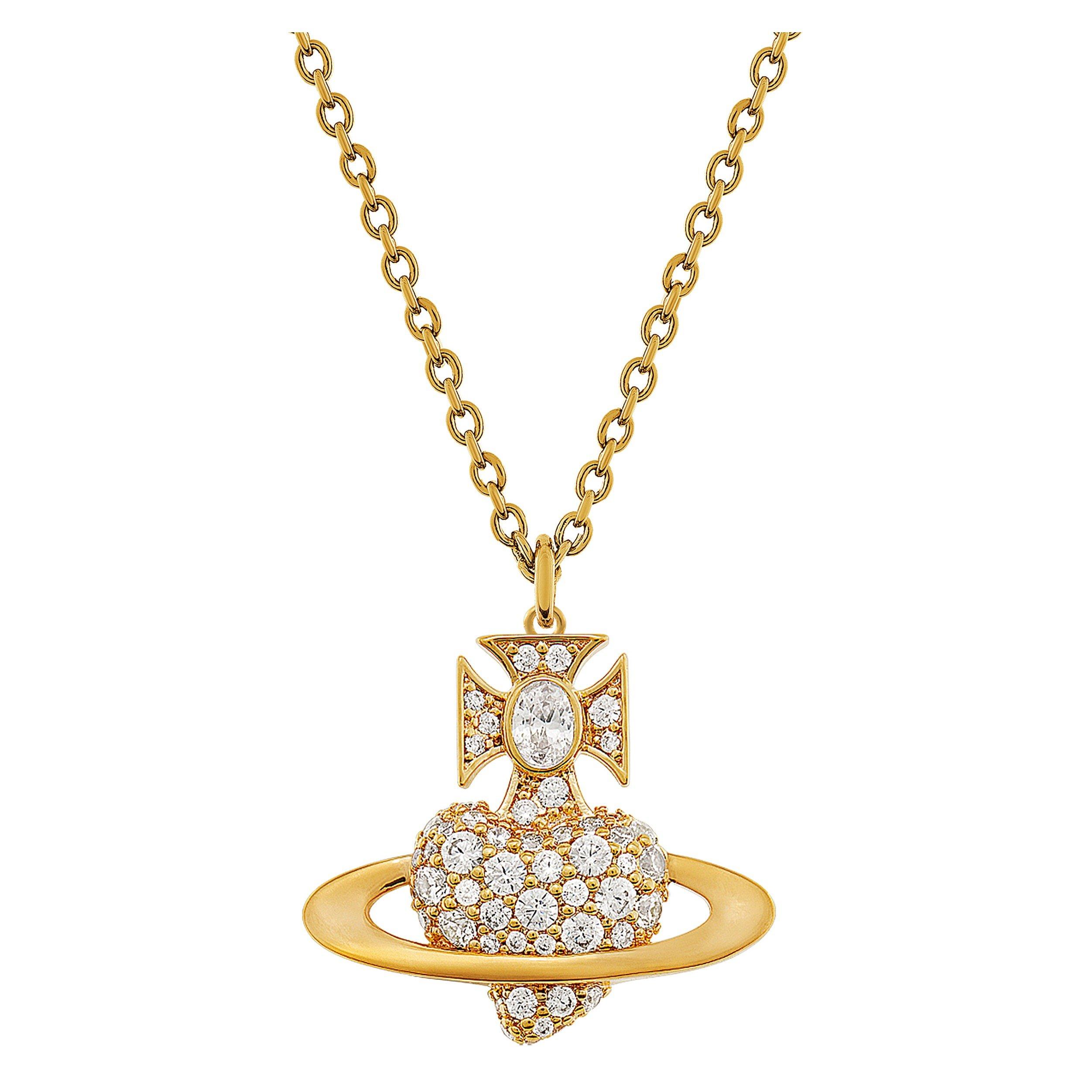 GOLD - Vivienne Westwood - AGNATHA BAS RELIEF PENDANT