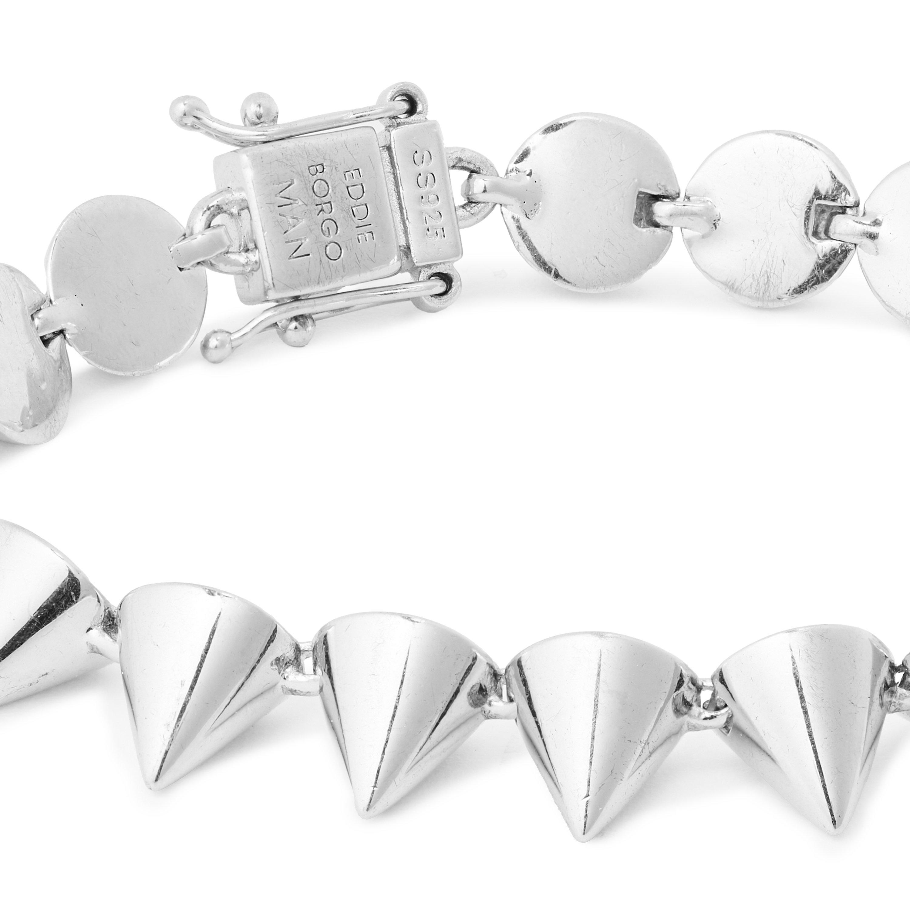 SILVER - Eddie Borgo - BRCLT SMLL 18 CONE BRCLT - 2