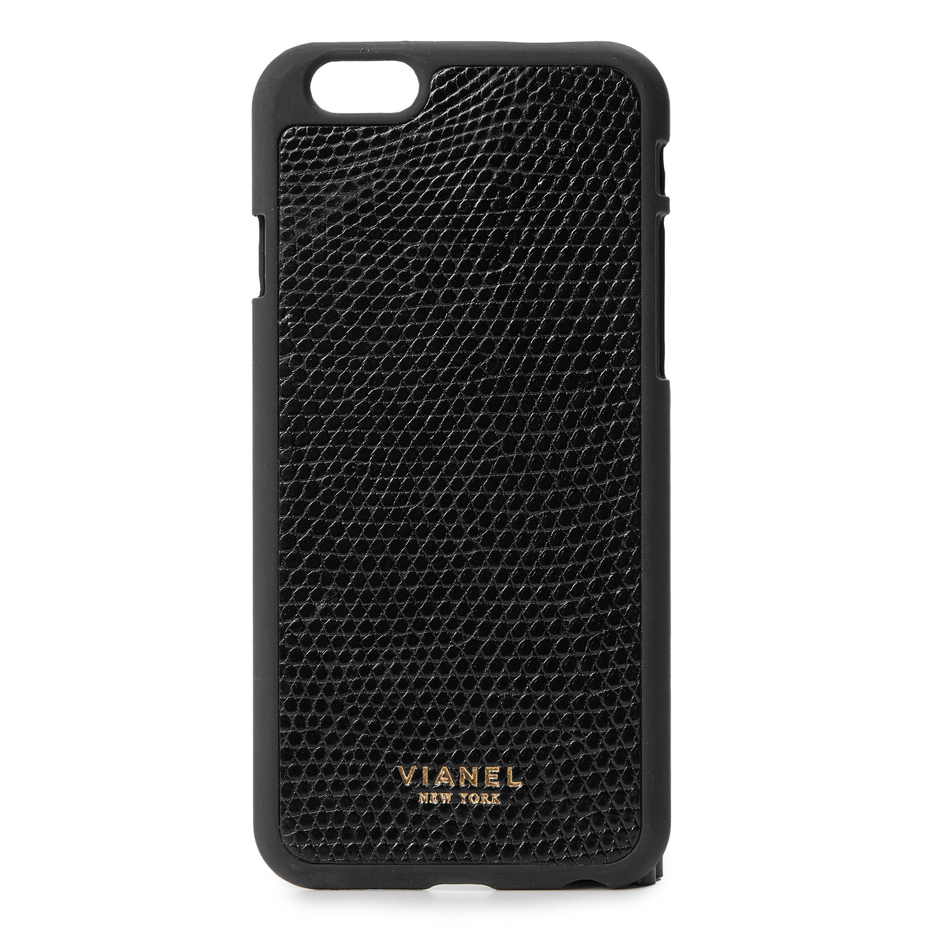 BLACK - Vianel - IP6 CVR LIZARD LTHR09 - 1