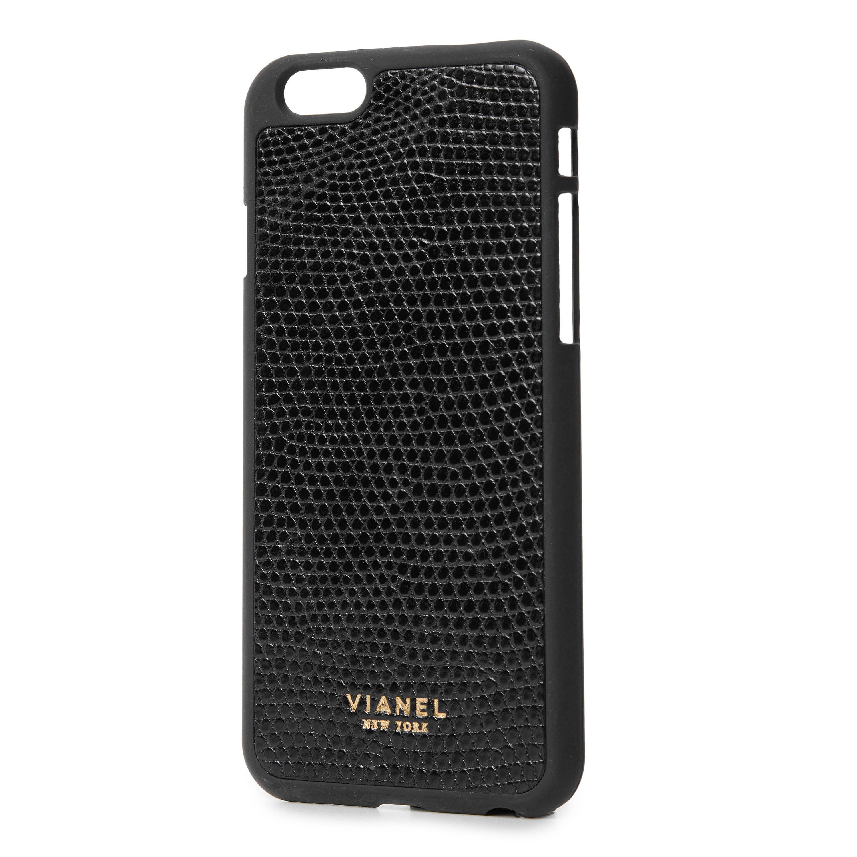BLACK - Vianel - IP6 CVR LIZARD LTHR09 - 2