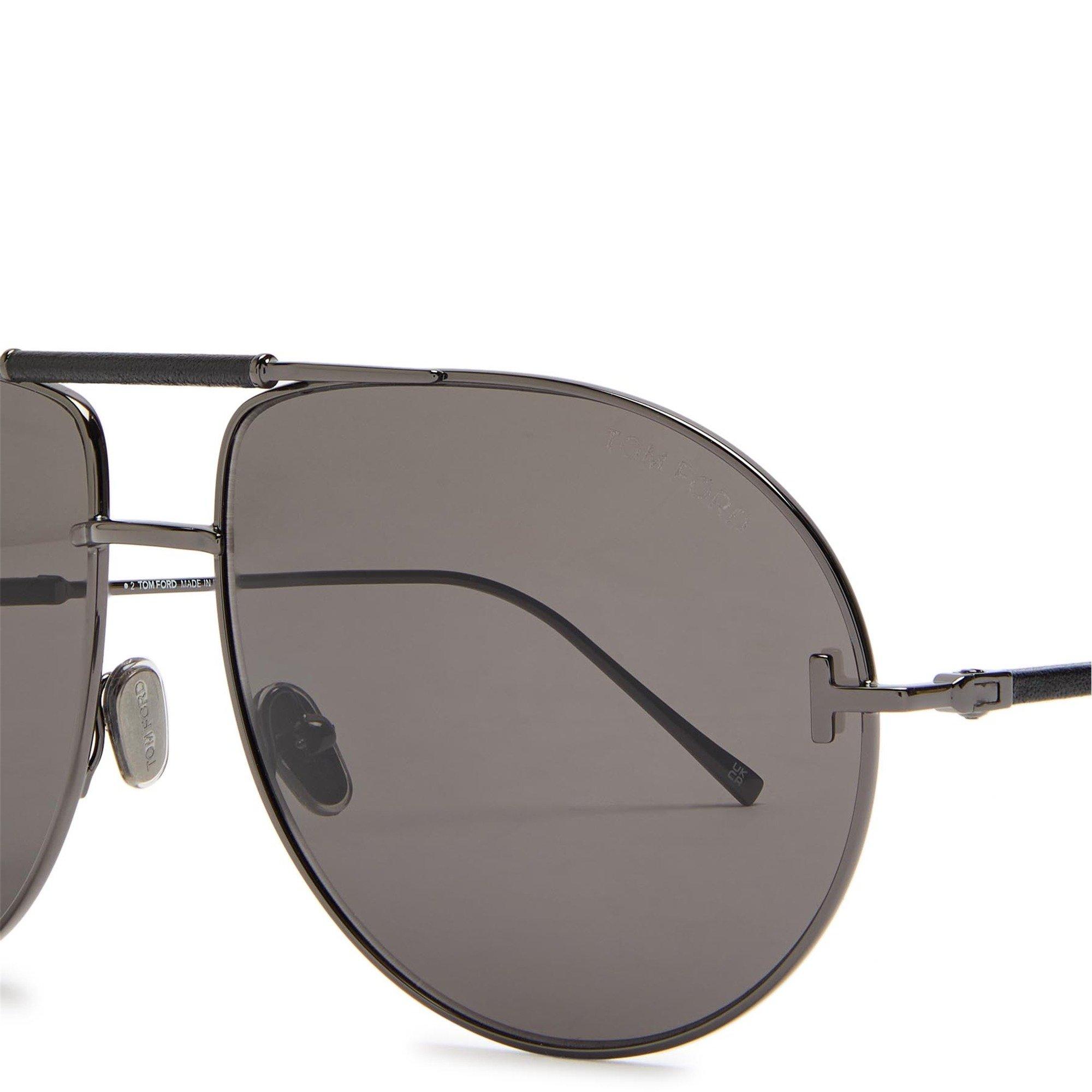 BROWN BROWN - Tom Ford - TOM FORD U AVIATOR ACETATE SG - 3