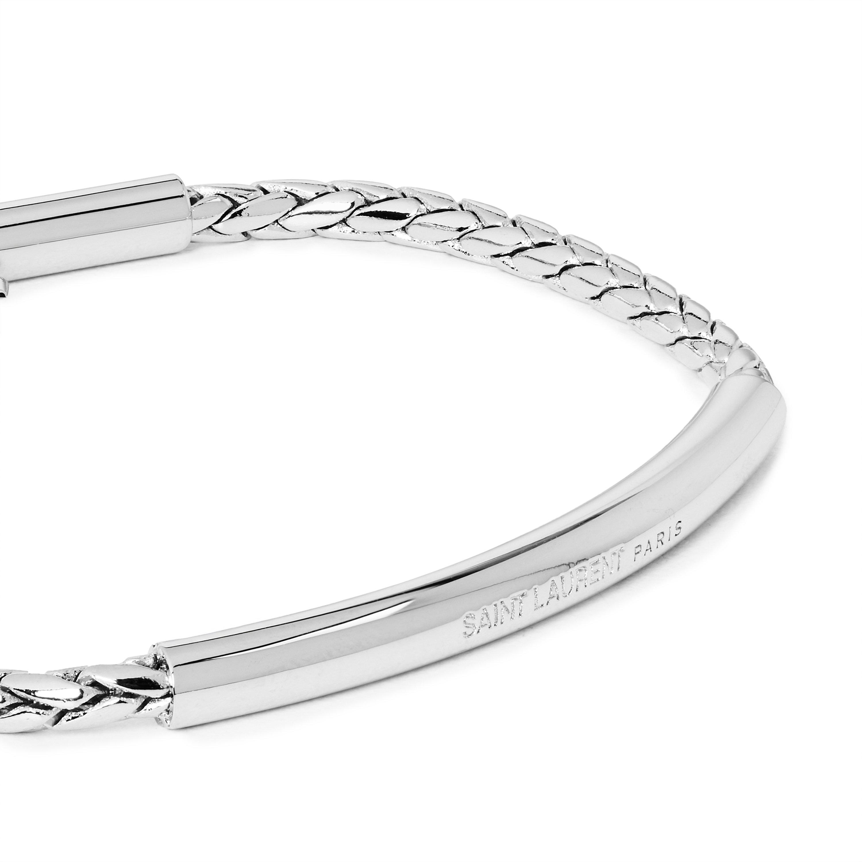 SILVER - Saint Laurent - BRACELET MULTI TUBES - 2