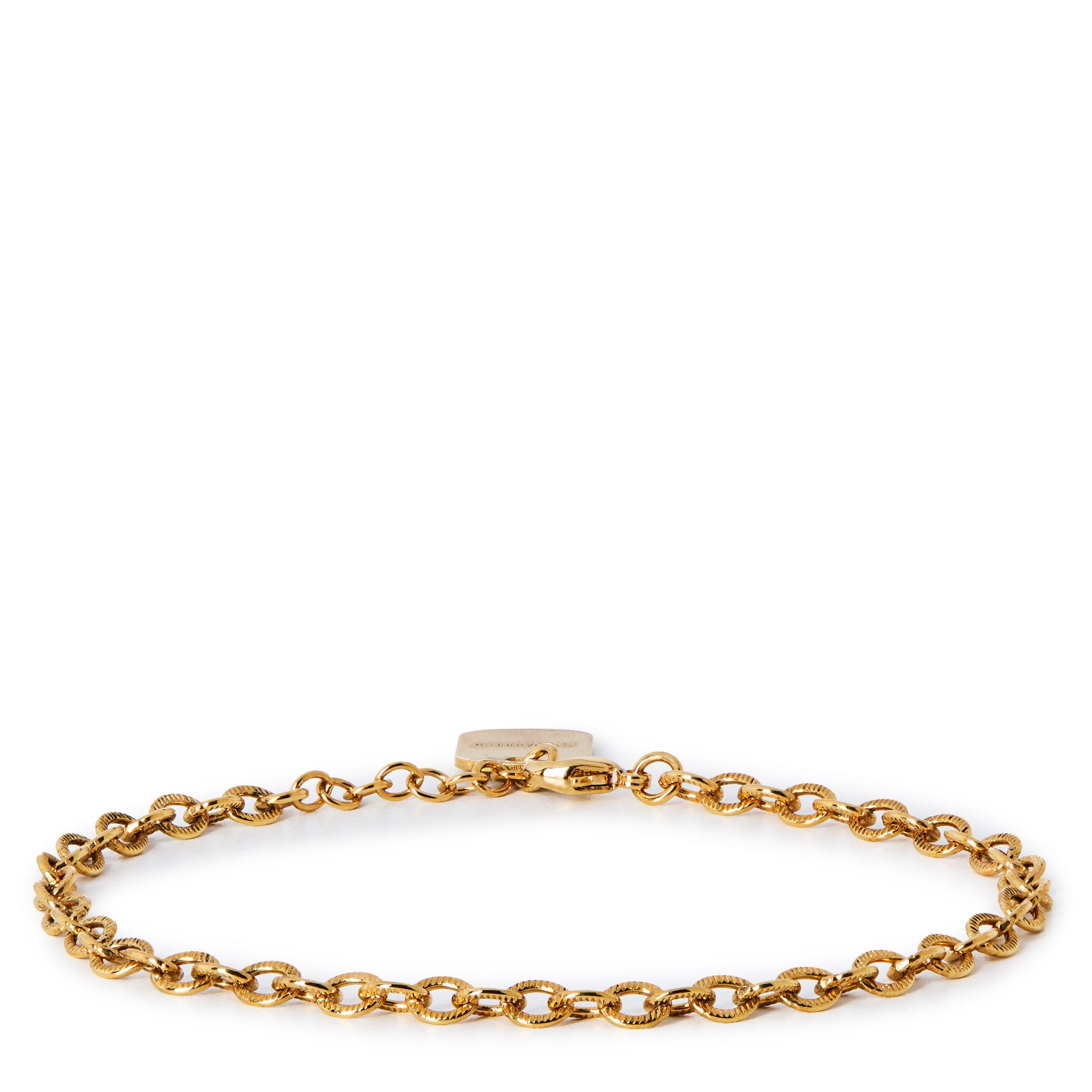 Saint Laurent Men's Chaine 6 Brass Chain Bracelet