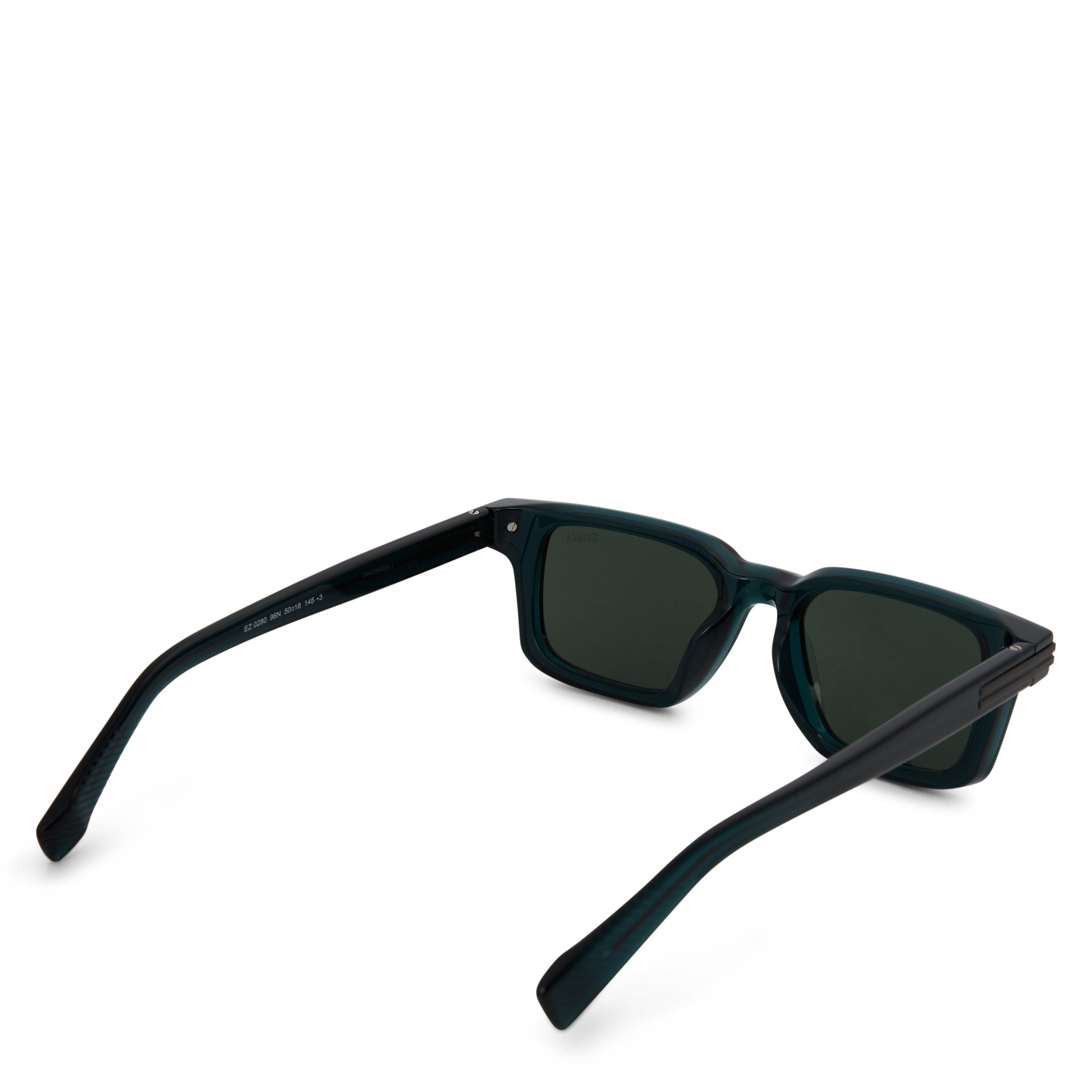 GREEN - Zegna - ZEGNA M RECTANGLE ACETATE - 2