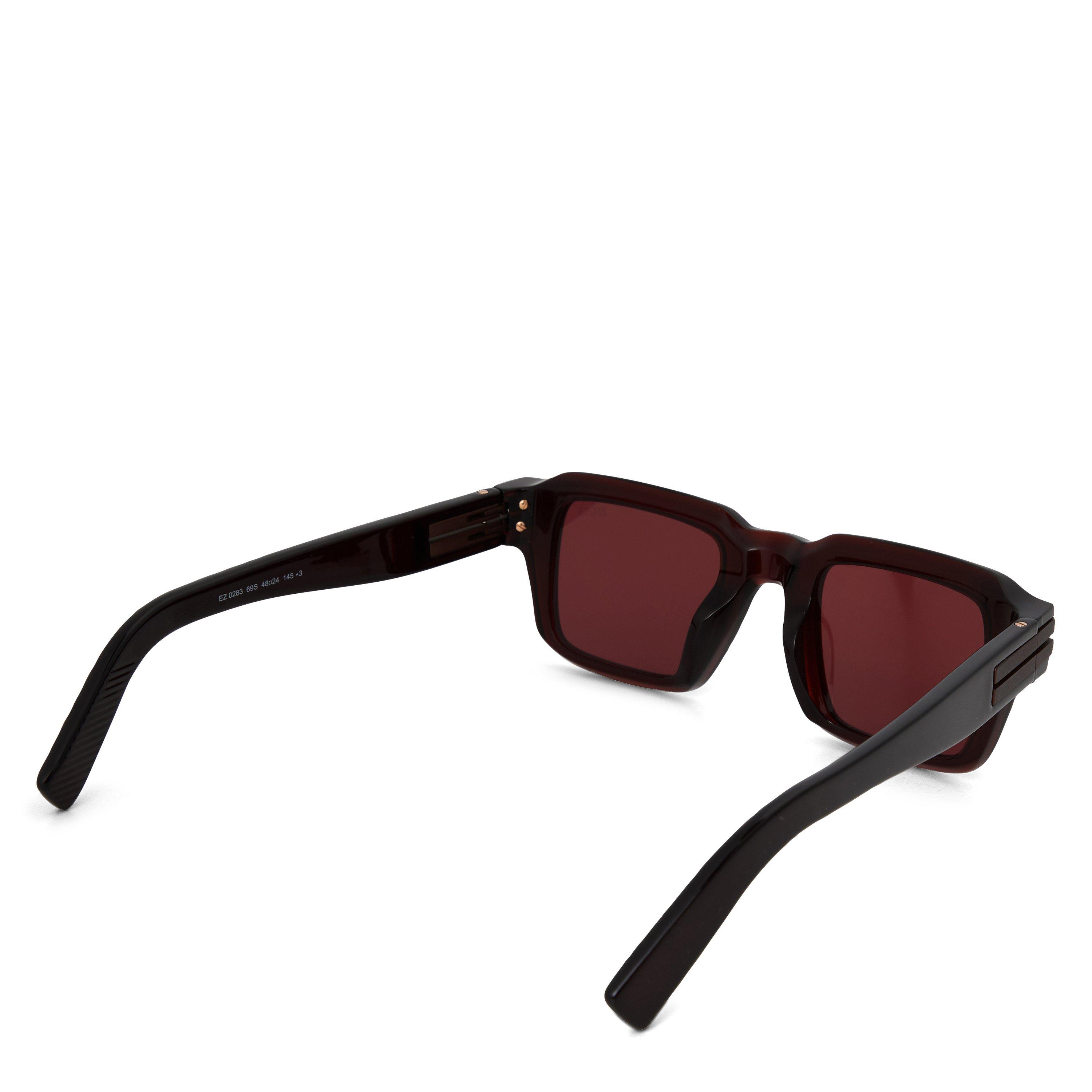 RED AND OTHER - Zegna - ZEGNA M SQUARE ACETATE SG - 2