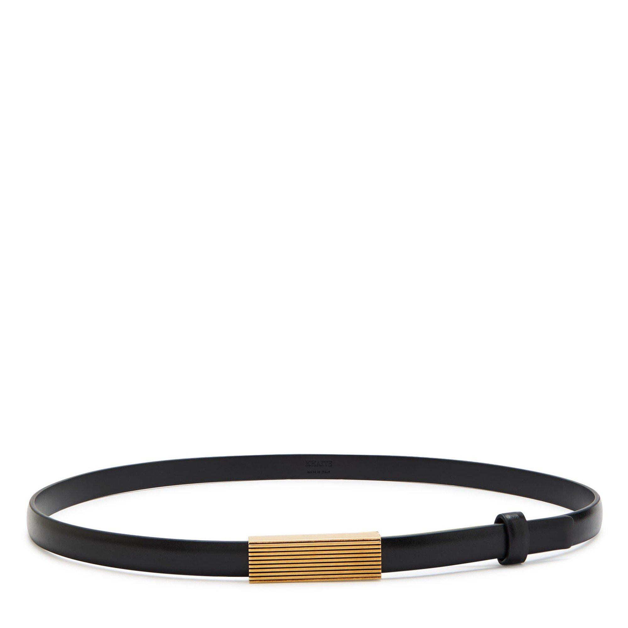 BLACK - Khaite - EMPIRE BELT - ANTIQUE GOLD (15