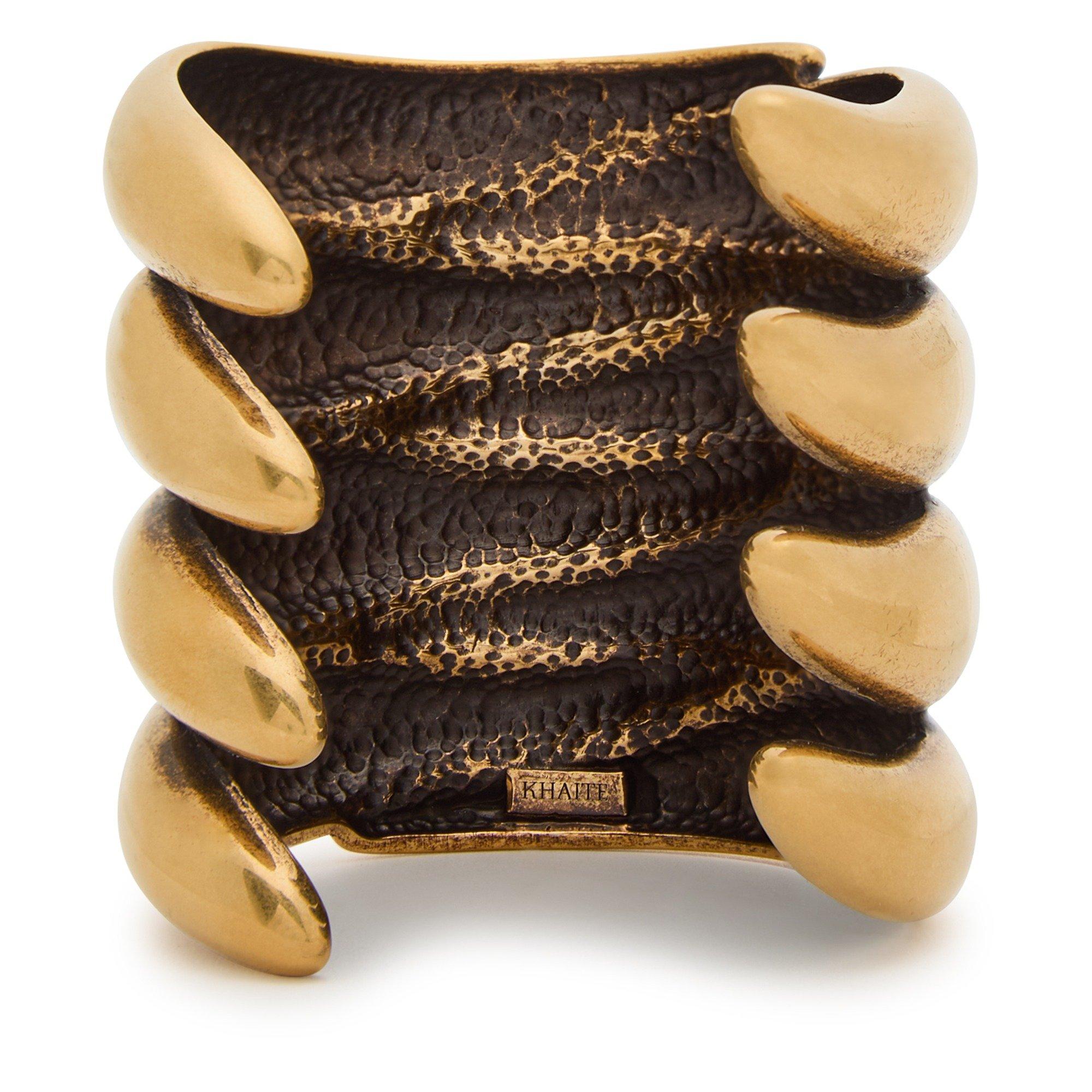 GOLD - Khaite - CYCLONE BRACELET - ANTIQUE GOL - 2