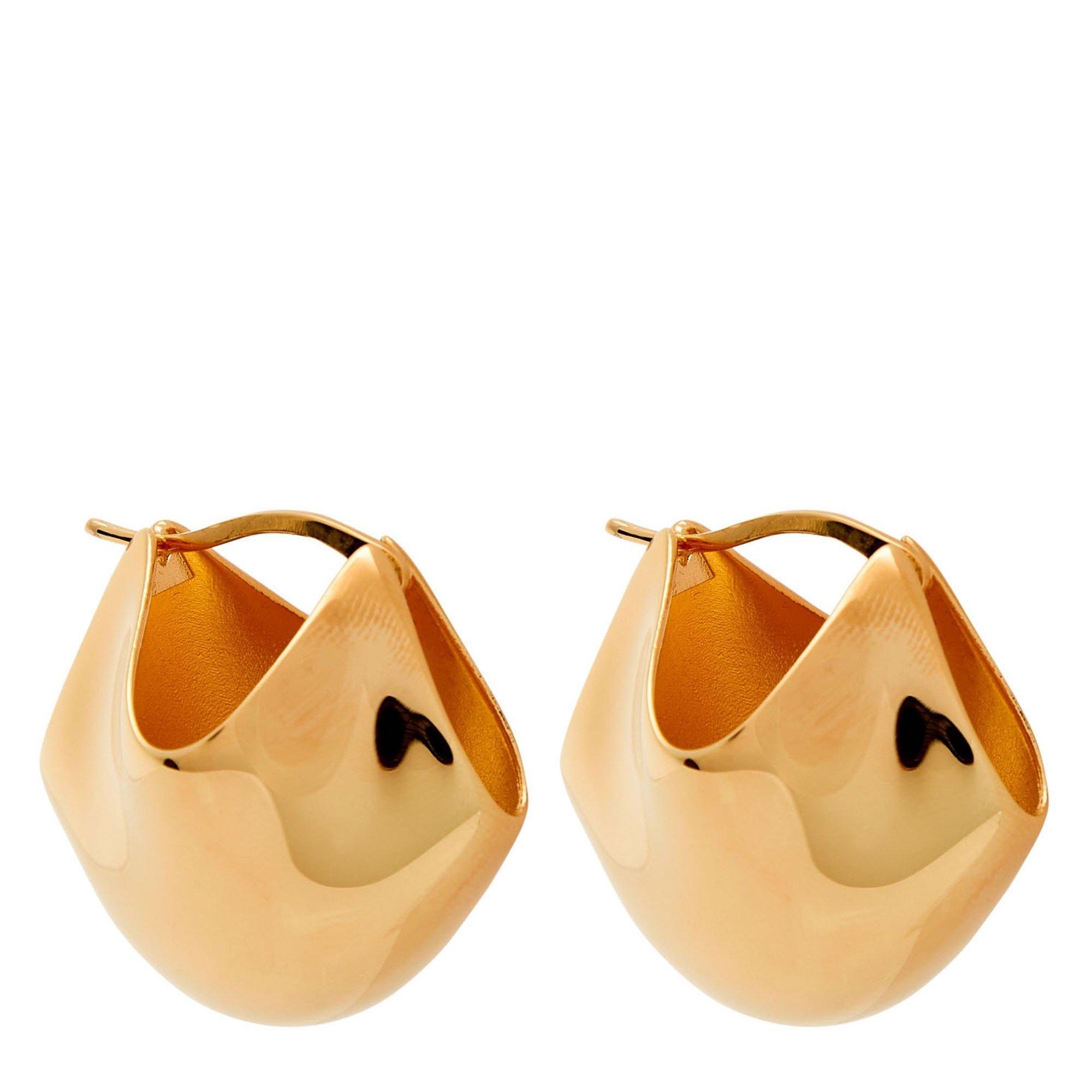 GOLD - Khaite - LOTUS MEDIUM EARRINGS - GOLD - 1