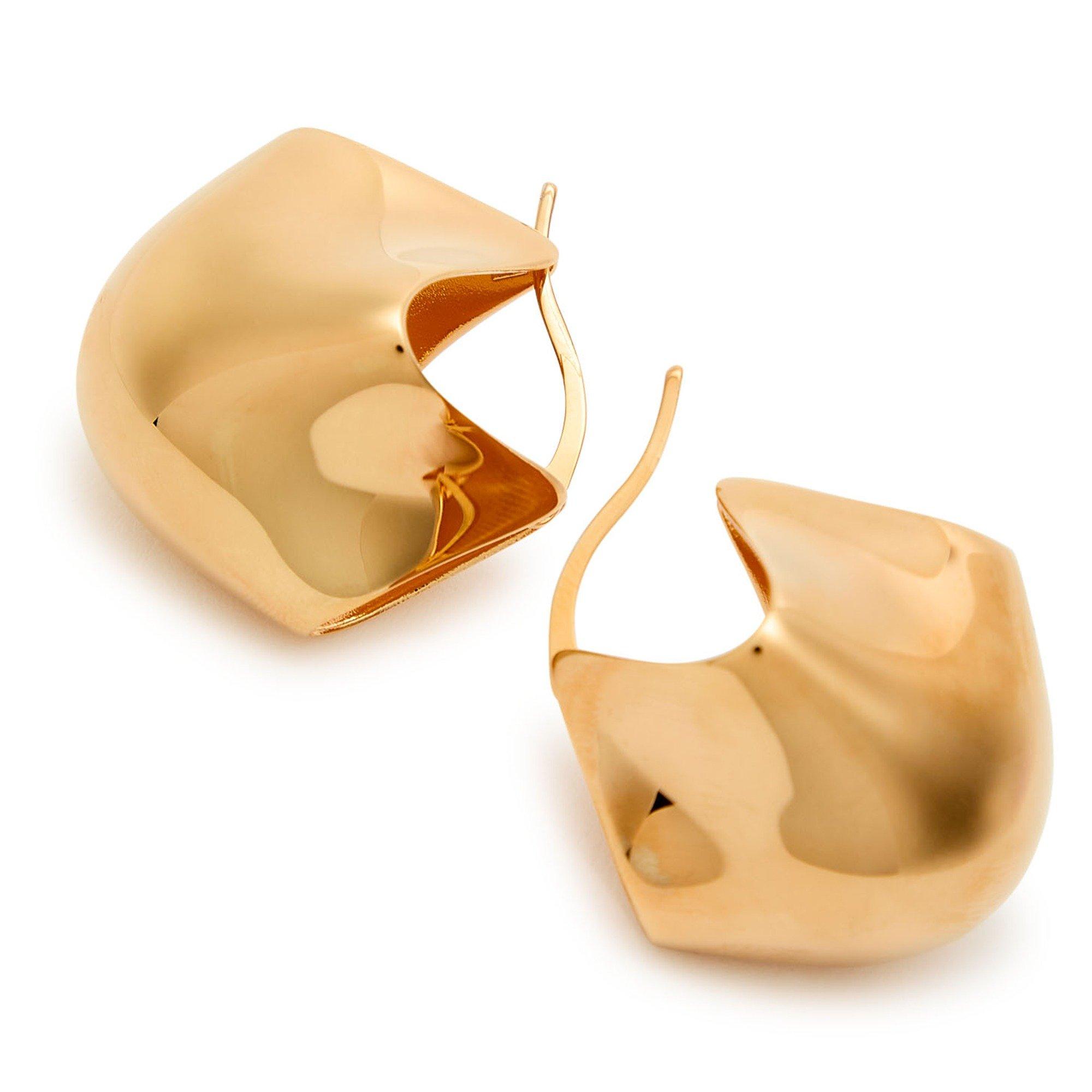 GOLD - Khaite - LOTUS MEDIUM EARRINGS - GOLD - 2