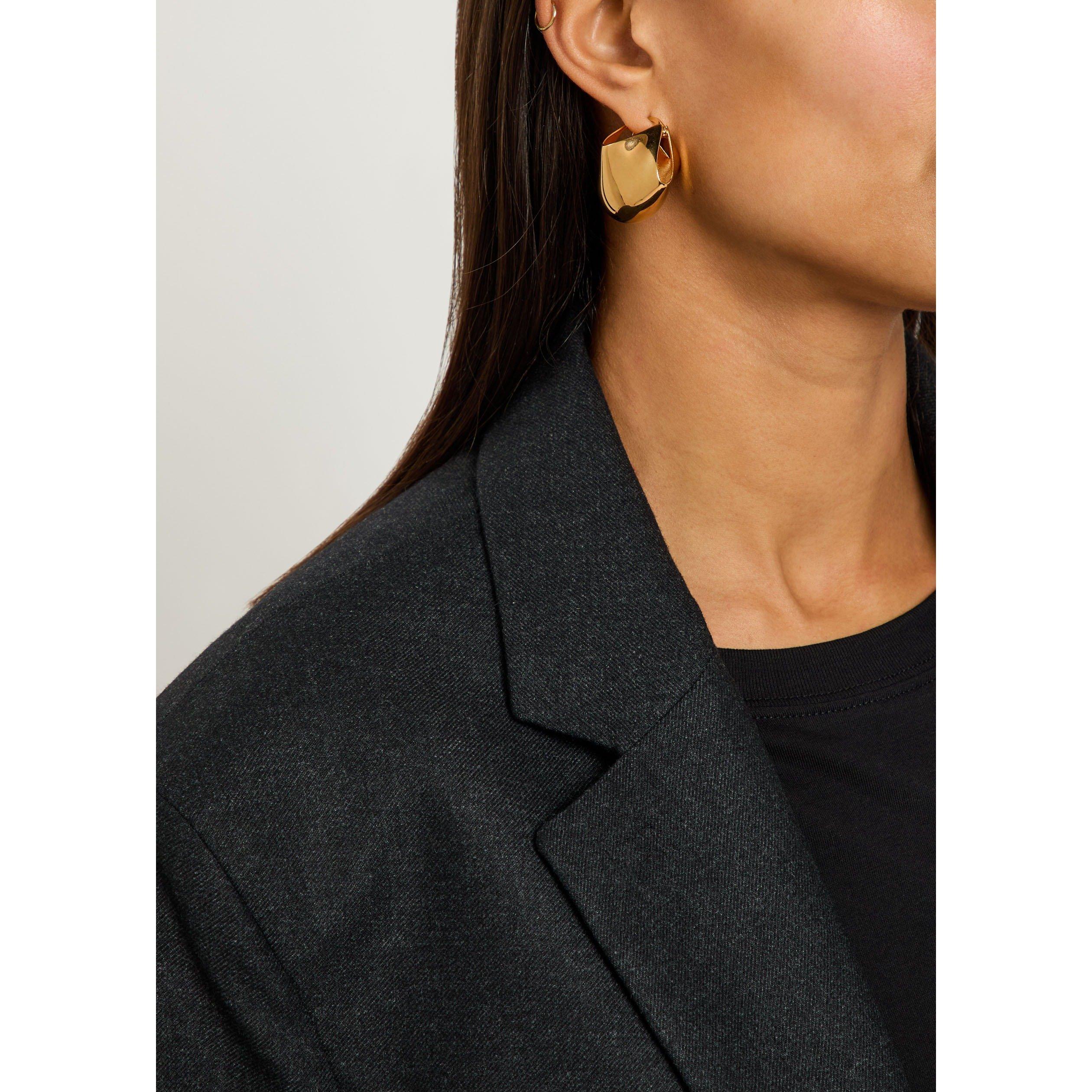 GOLD - Khaite - LOTUS MEDIUM EARRINGS - GOLD - 3