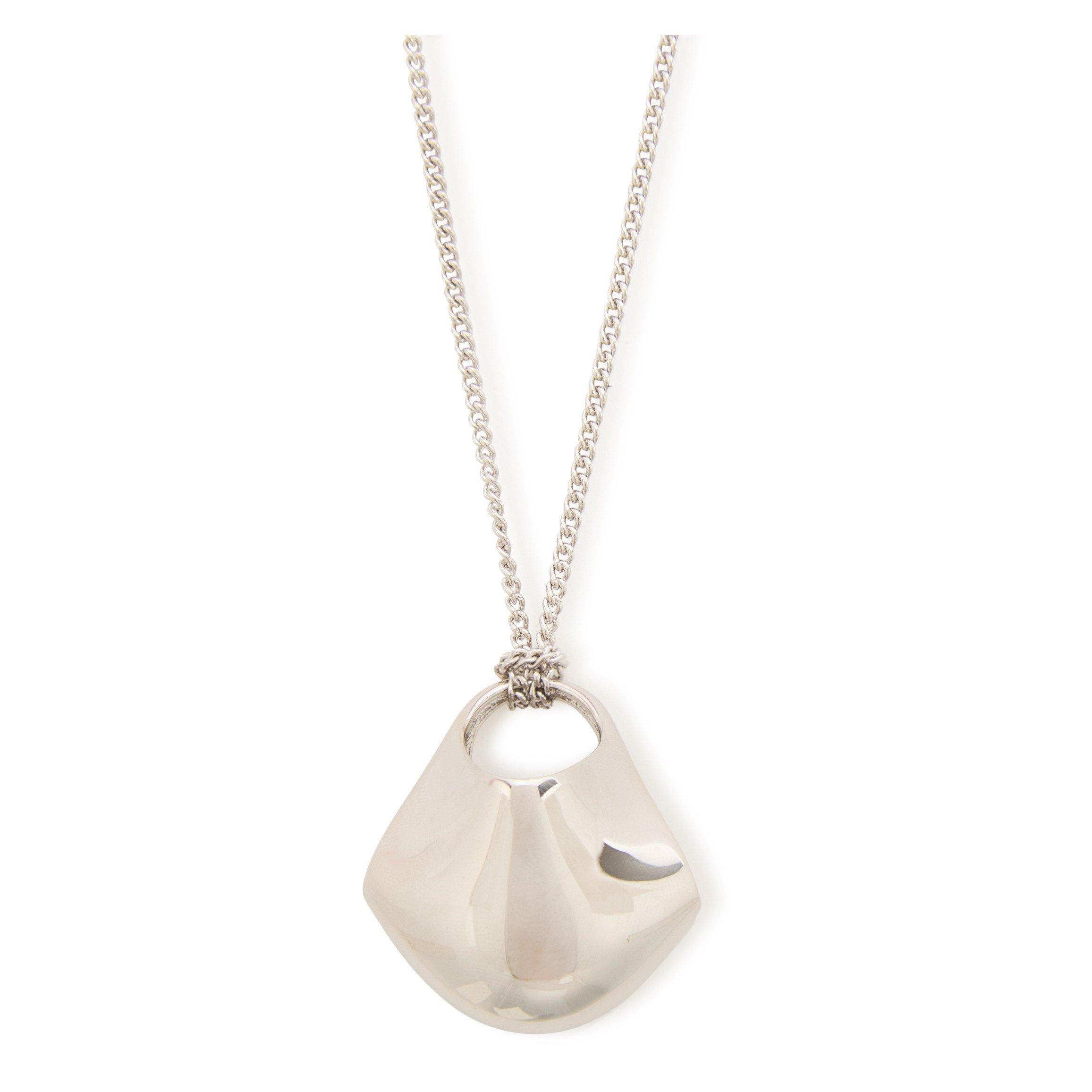 SILVER - Khaite - LOTUS SMALL PENDANT - SILVER - 1