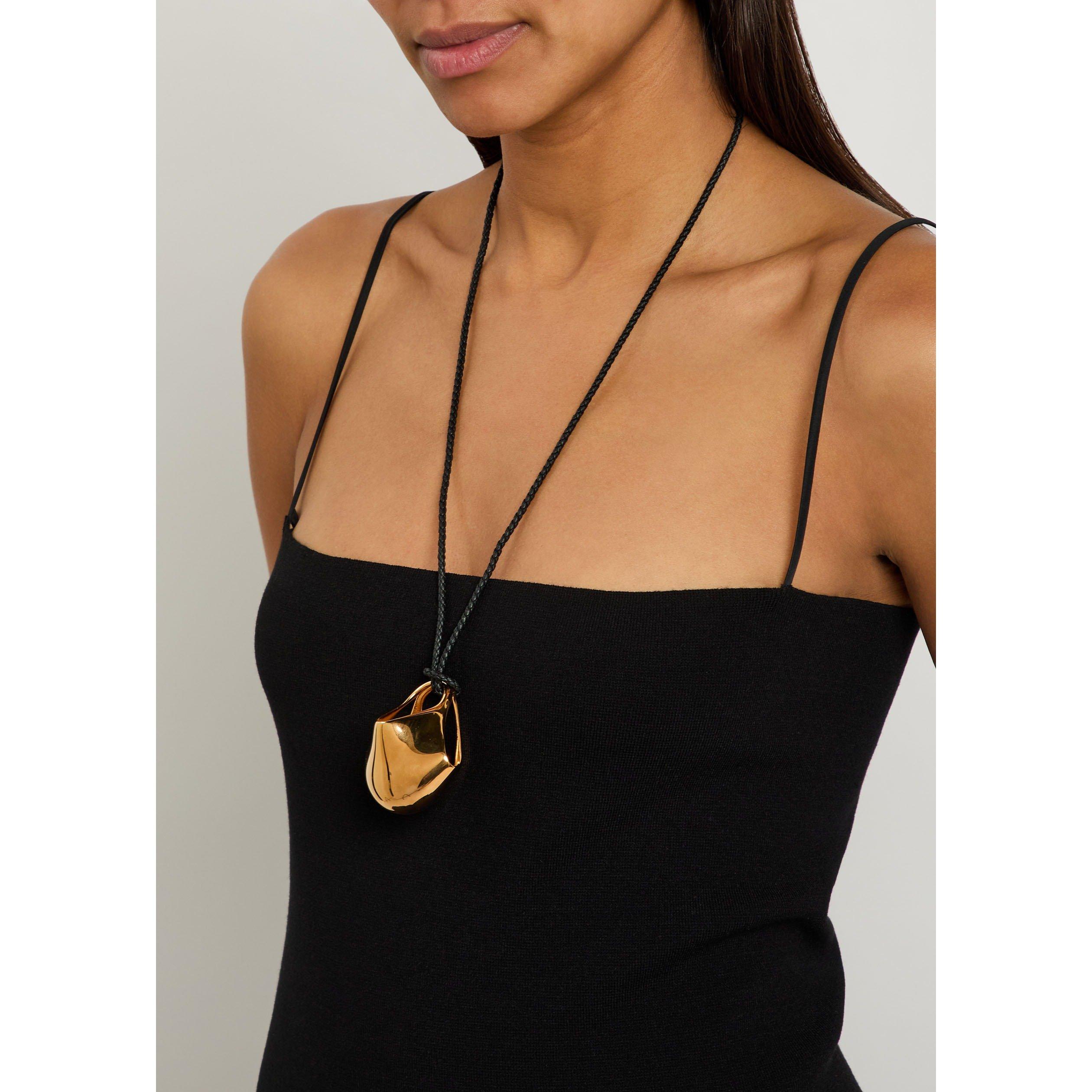 GOLD - Khaite - LOTUS MEDIUM PENDANT - GOLD - 3