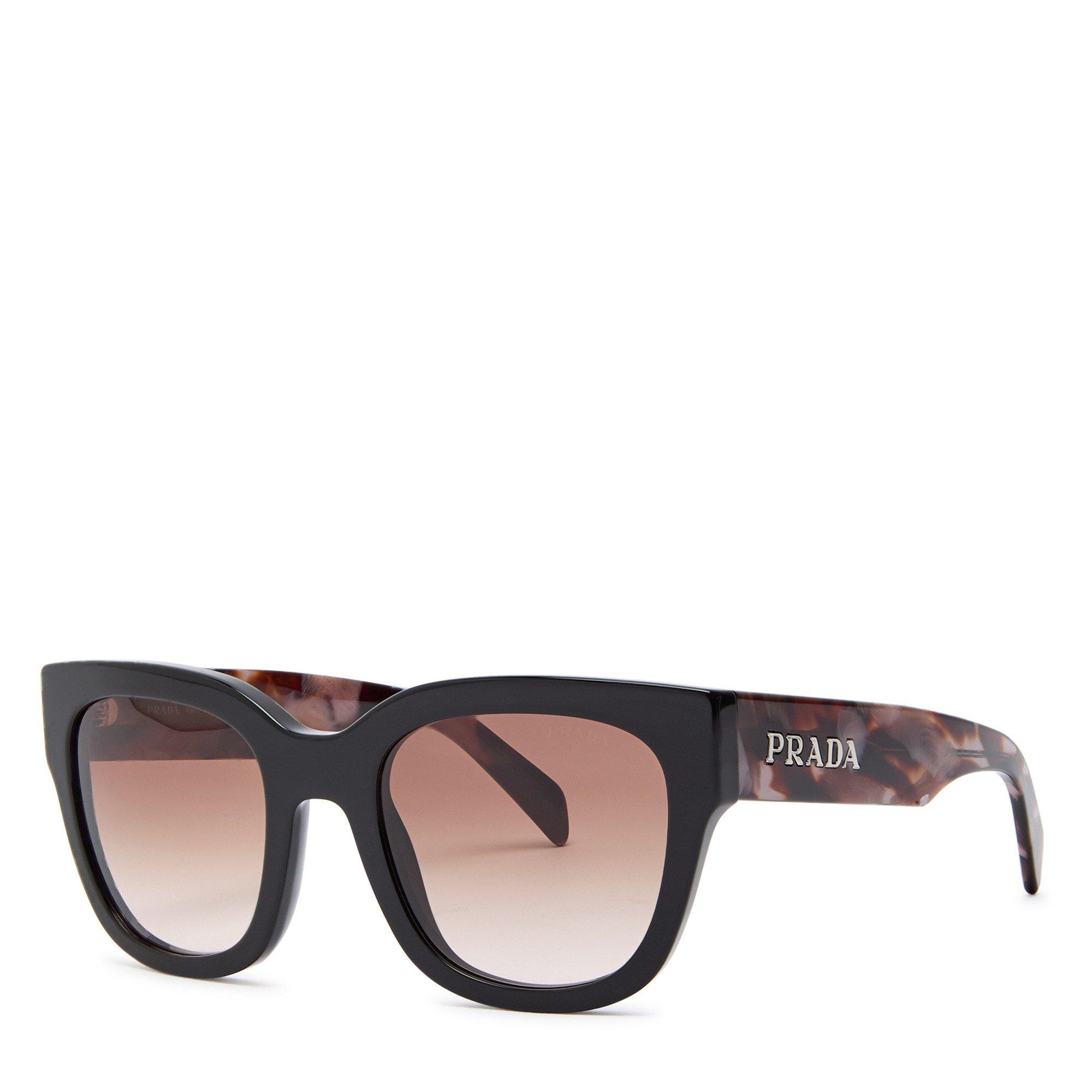 BLACK AND OTHER - Prada - PRADA F OS LOGO ACETATE SG