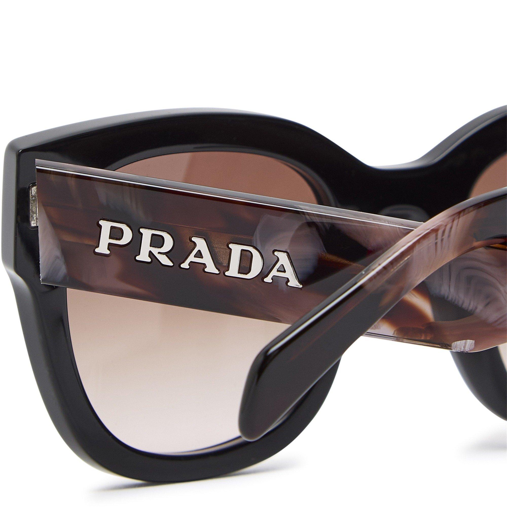BLACK AND OTHER - Prada - PRADA F OS LOGO ACETATE SG - 3