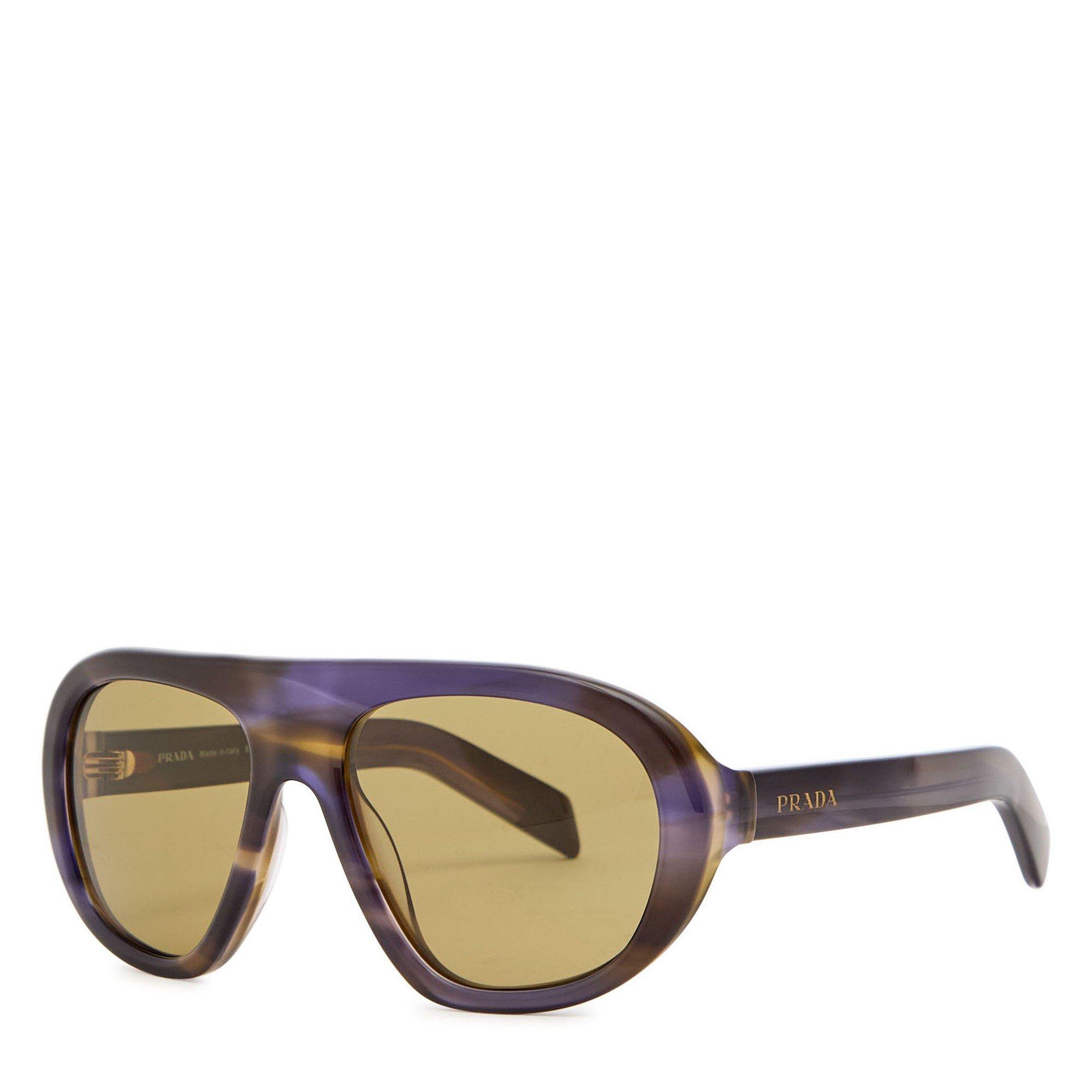 BROWN AND OTHER - Prada - PRADA U ACETATE AVIATOR - 1