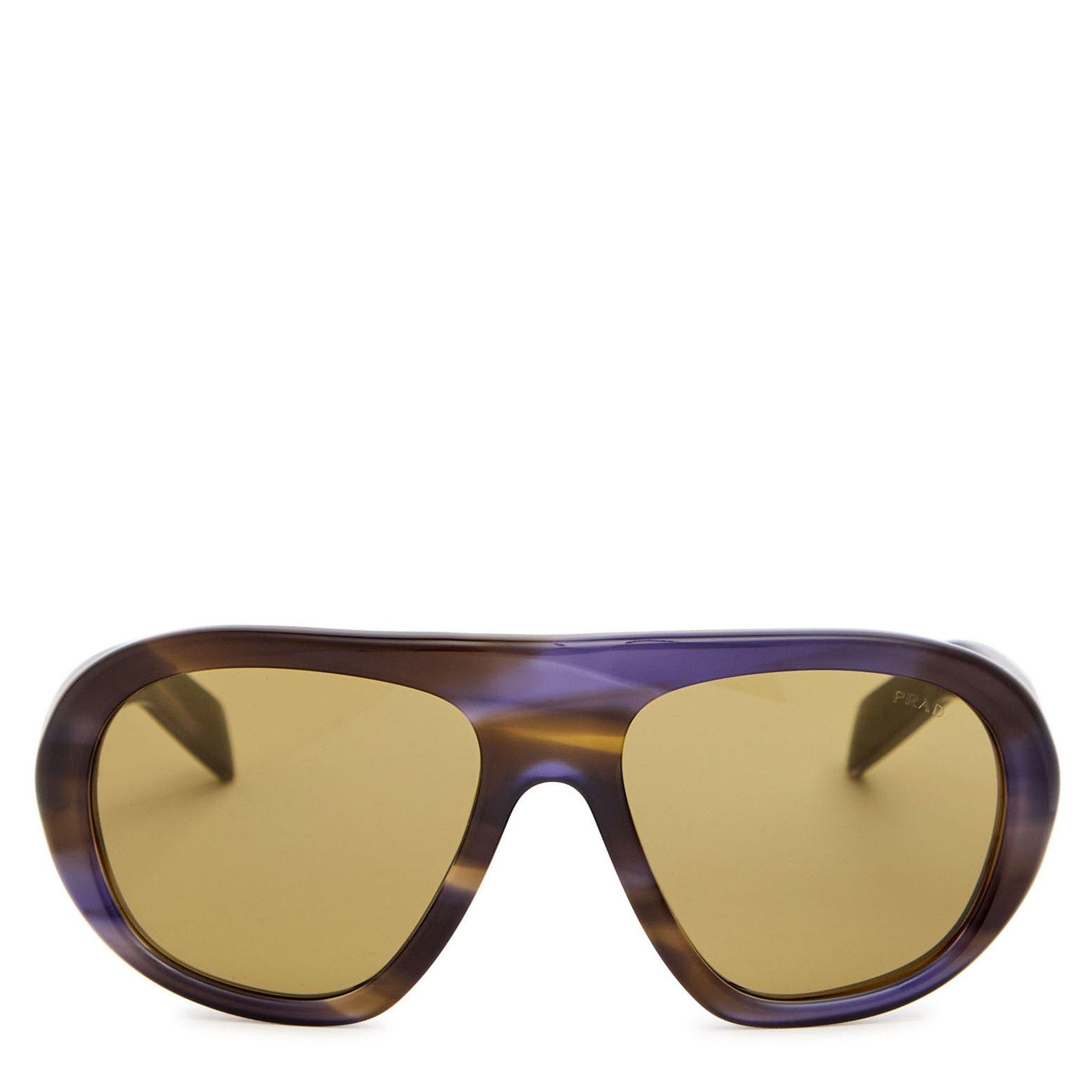 BROWN AND OTHER - Prada - PRADA U ACETATE AVIATOR - 2