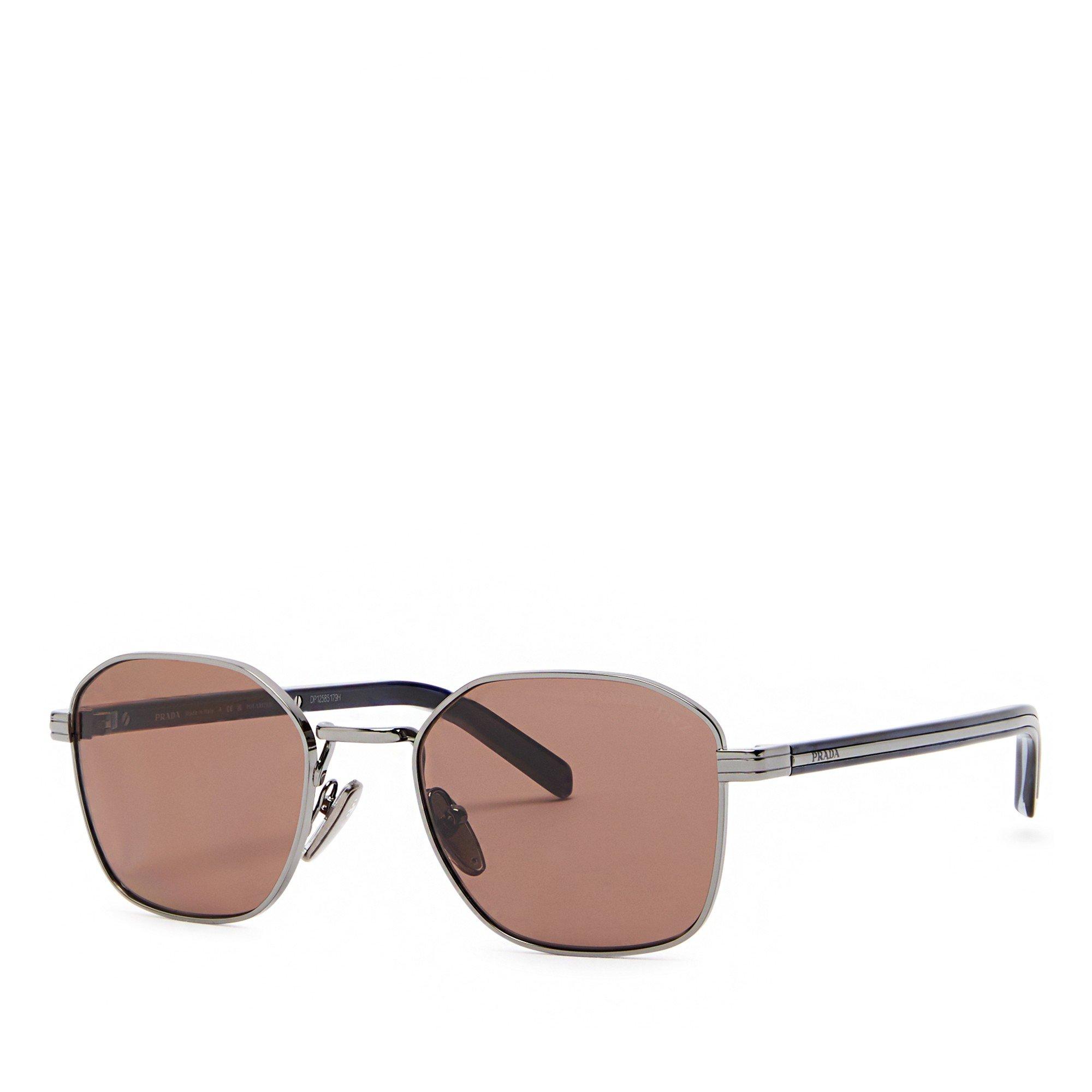 SILVER - Prada - PRADA M METAL ROUND SG