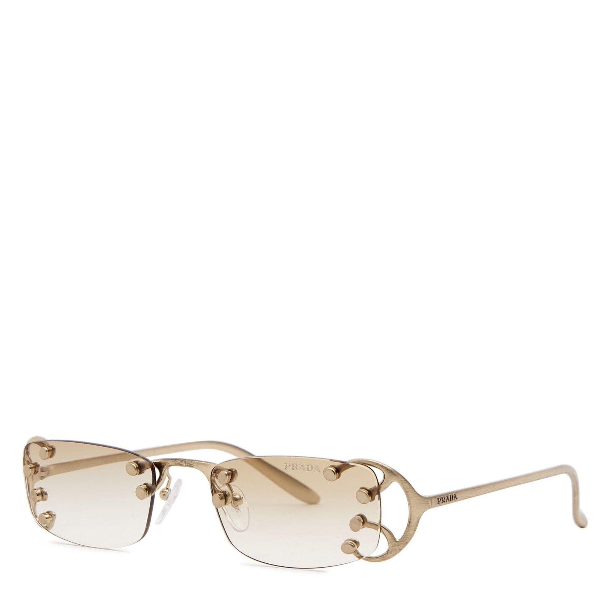 GOLD - Prada - PRADA U METAL DETAIL RIMLESS - 1