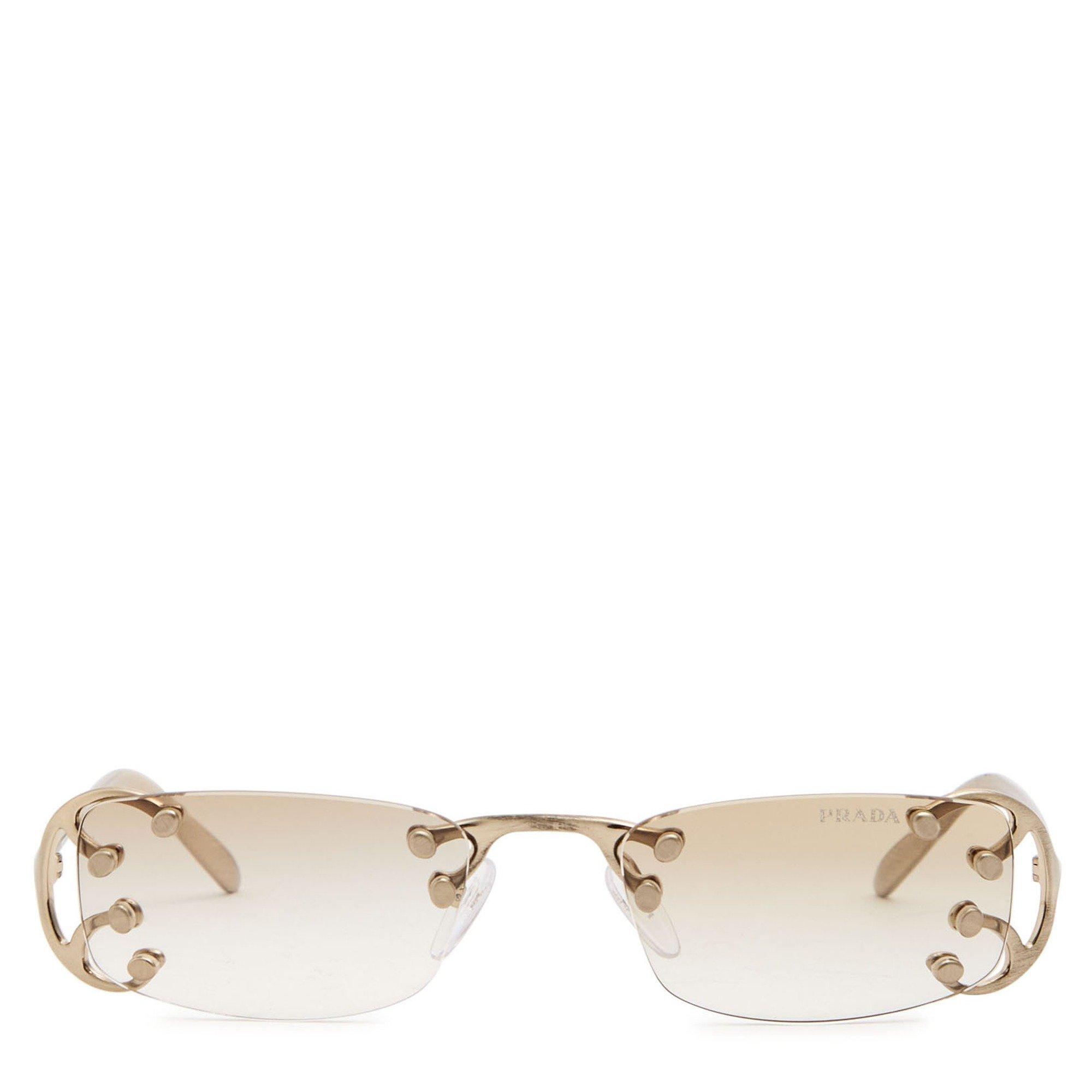 GOLD - Prada - PRADA U METAL DETAIL RIMLESS - 2