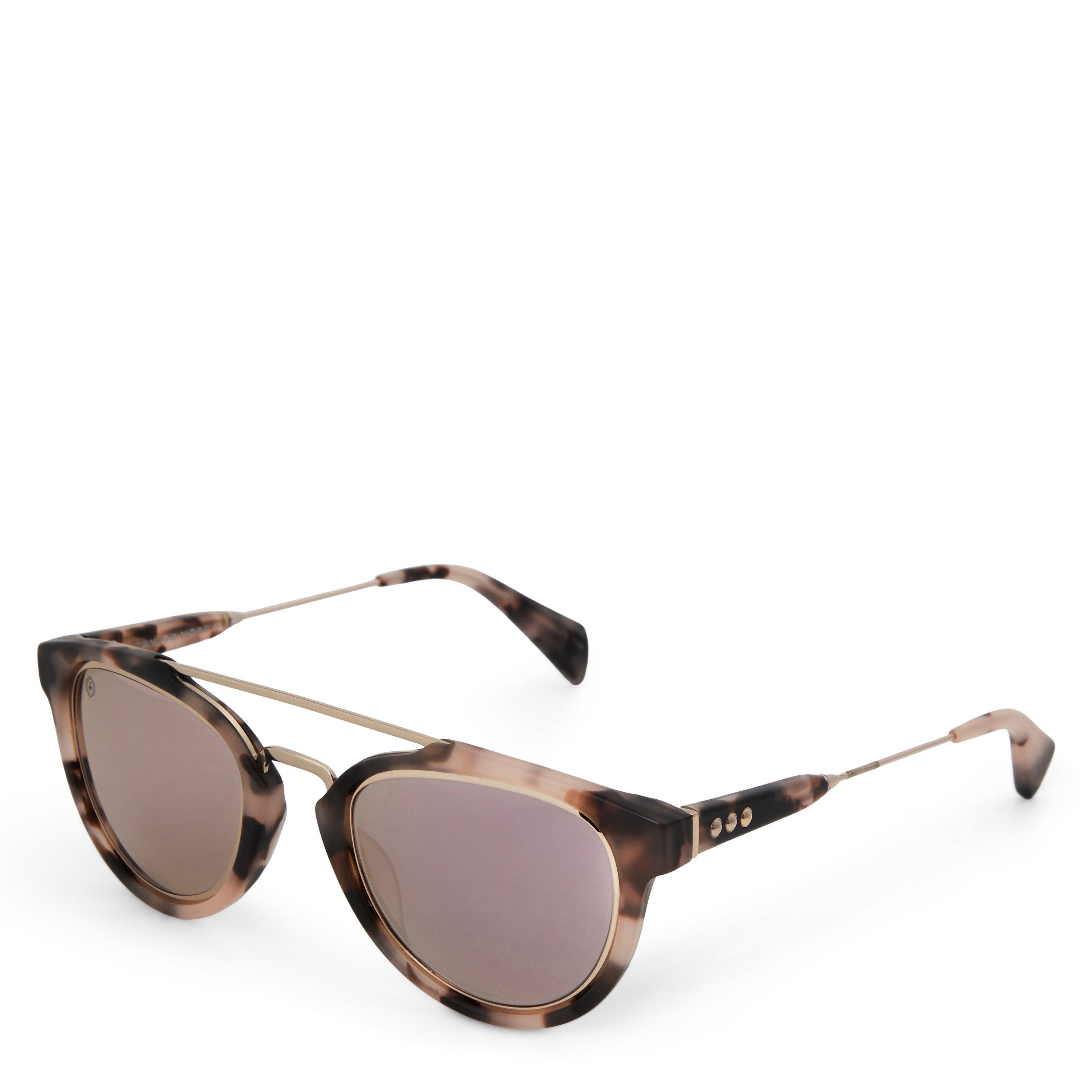 PINK AND OTHER - Unknown - Unisex 32047 Rollright Double Bridge Round Sunglasses - 1