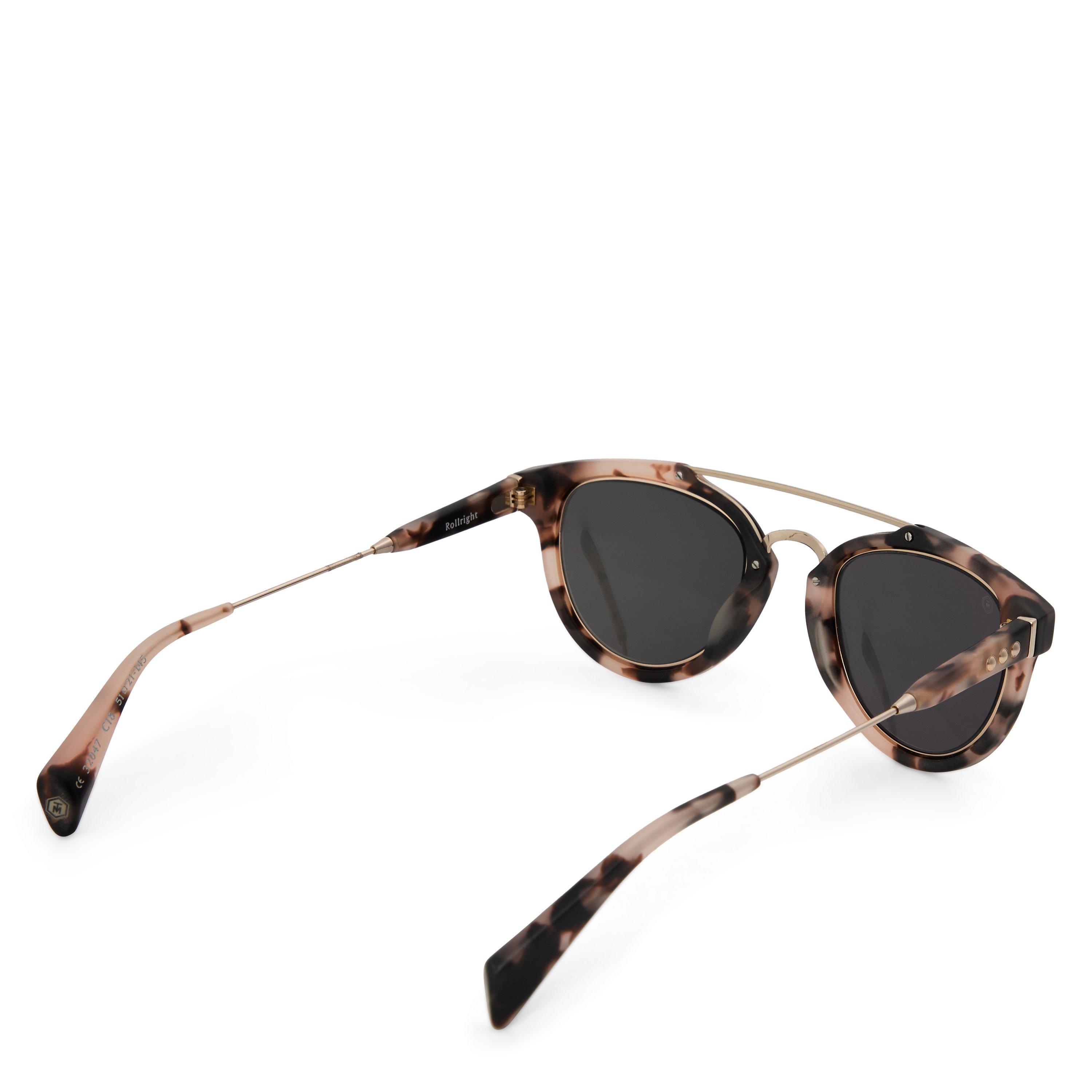 PINK AND OTHER - Unknown - Unisex 32047 Rollright Double Bridge Round Sunglasses - 2