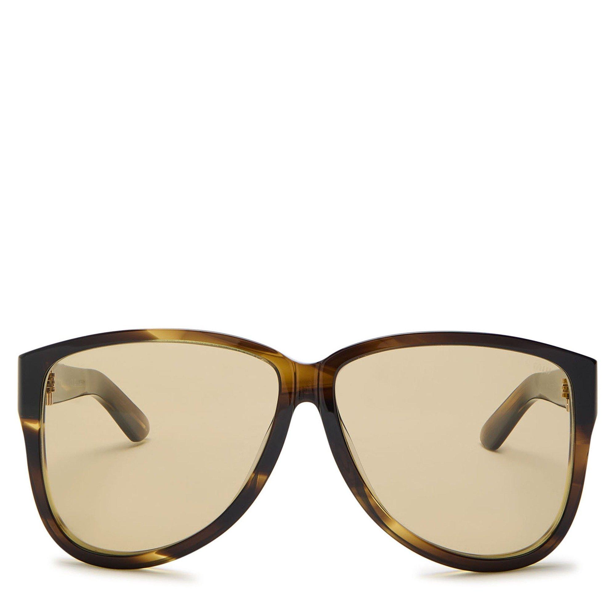 BROWN BROWN - Miu Miu - MIU MIU BUTTERFLY ACETATE SG - 2