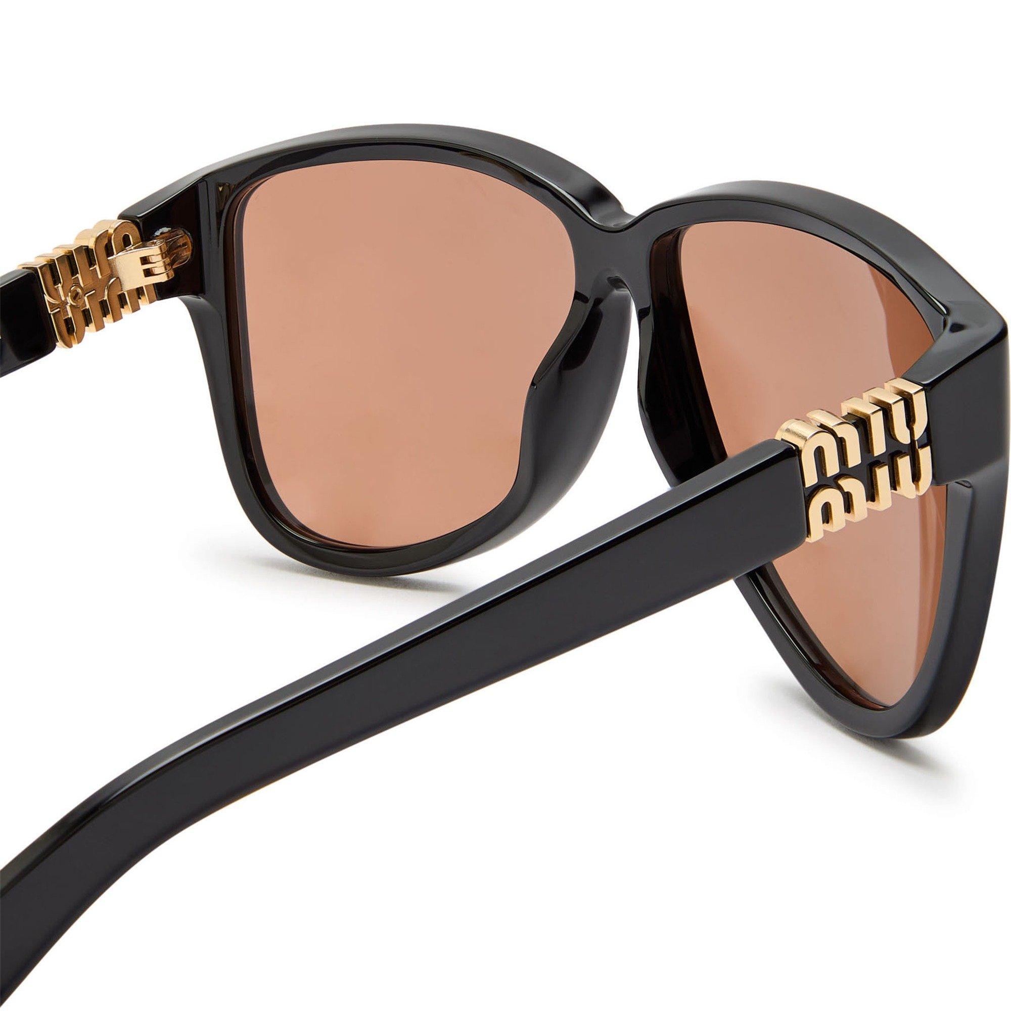 BLACK - Miu Miu - MIU MIU BUTTERFLY ACETATE SG - 3